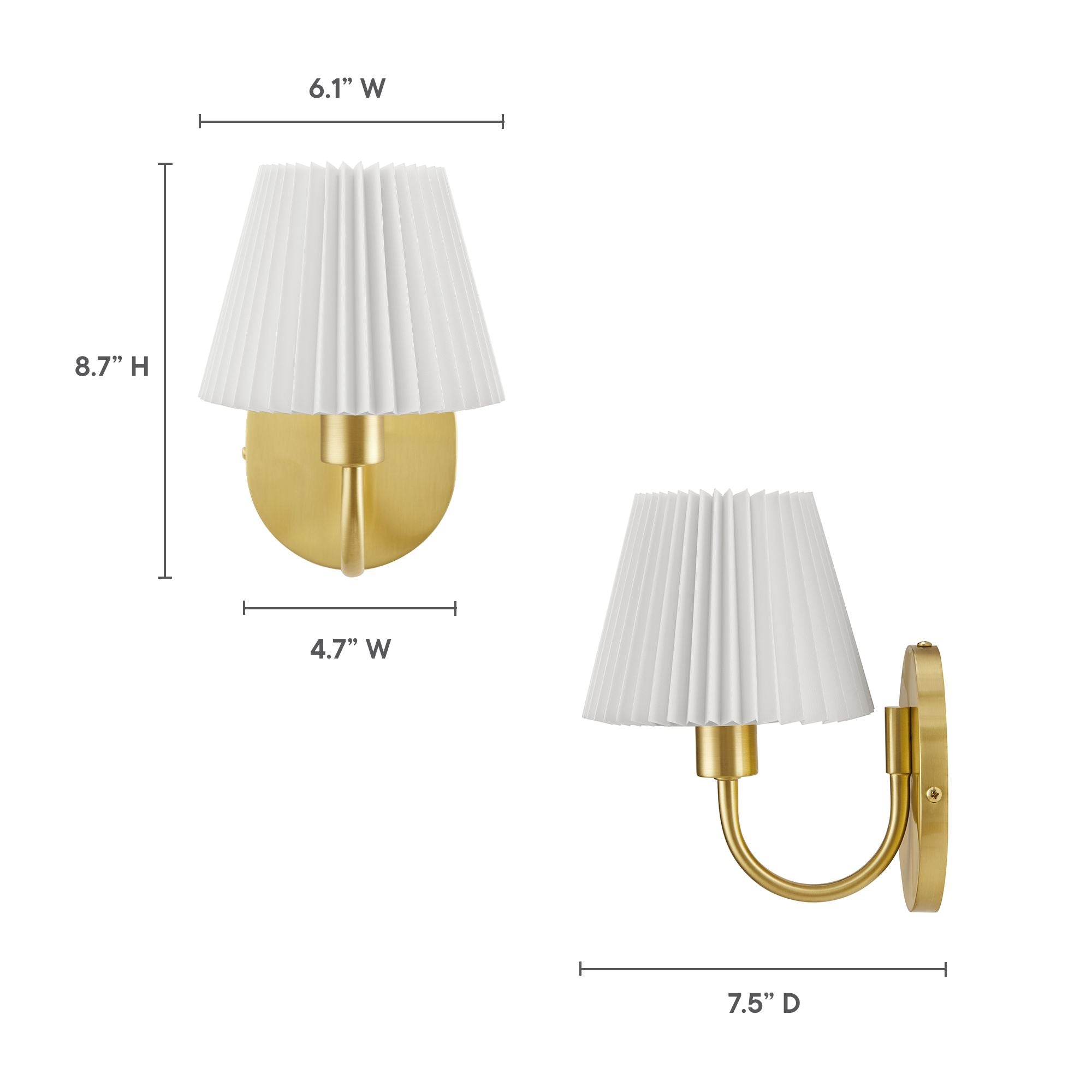 Modway Wave Wall Sconce