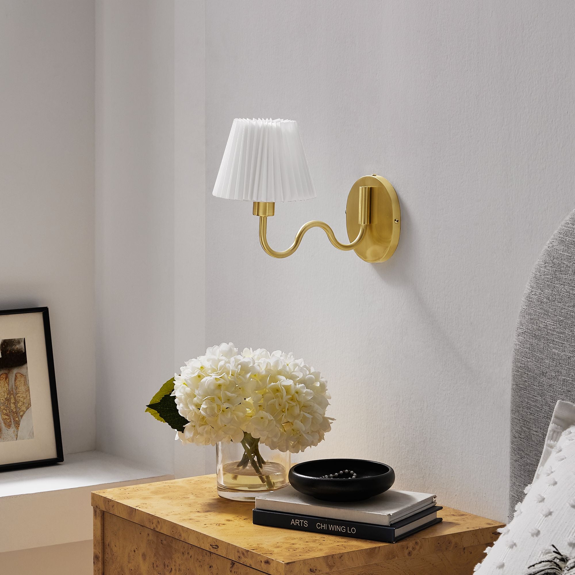 Modway Wave Squiggle Arm Wall Sconce