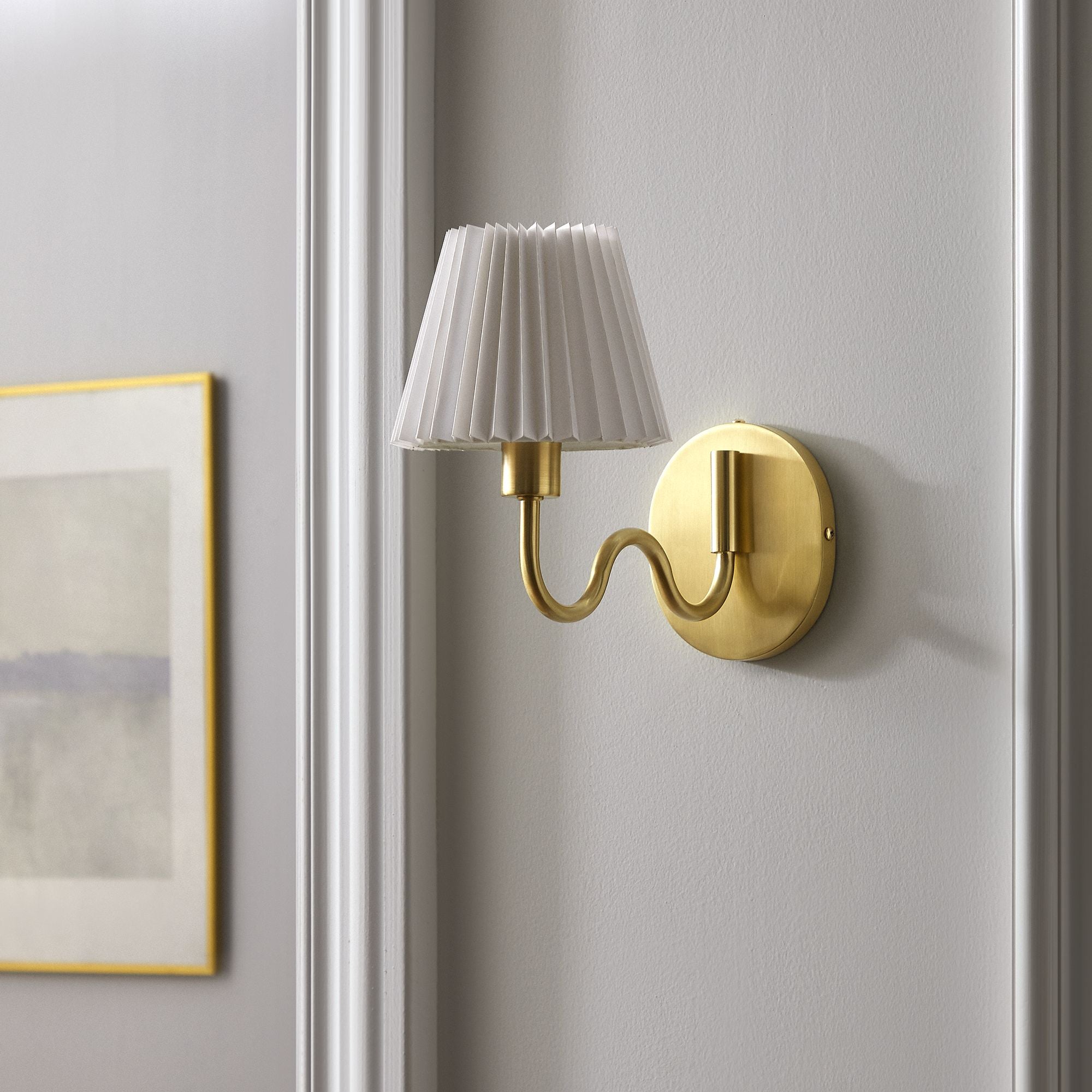 Modway Wave Squiggle Arm Wall Sconce