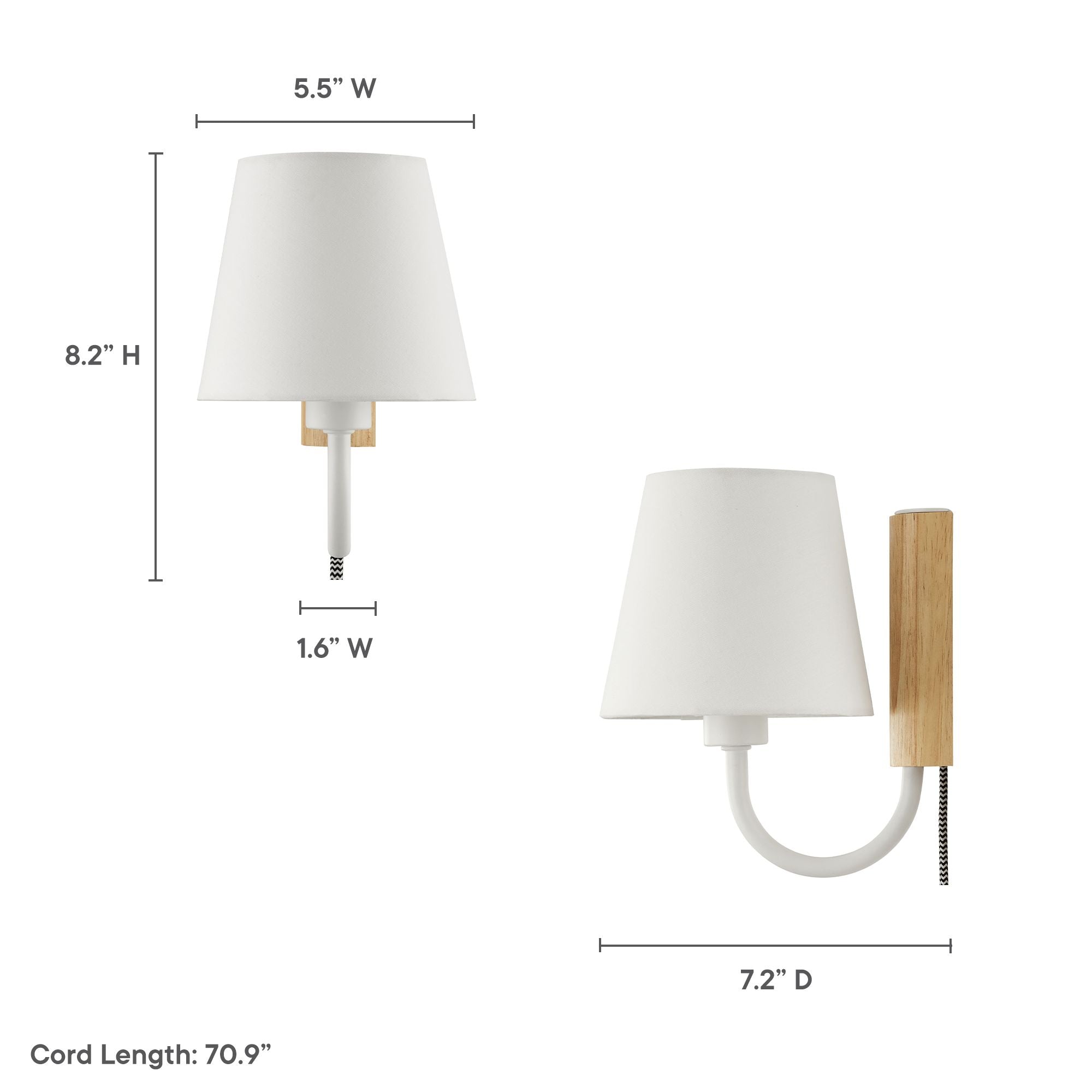 Modway Sunlit Swivel Wall Sconce