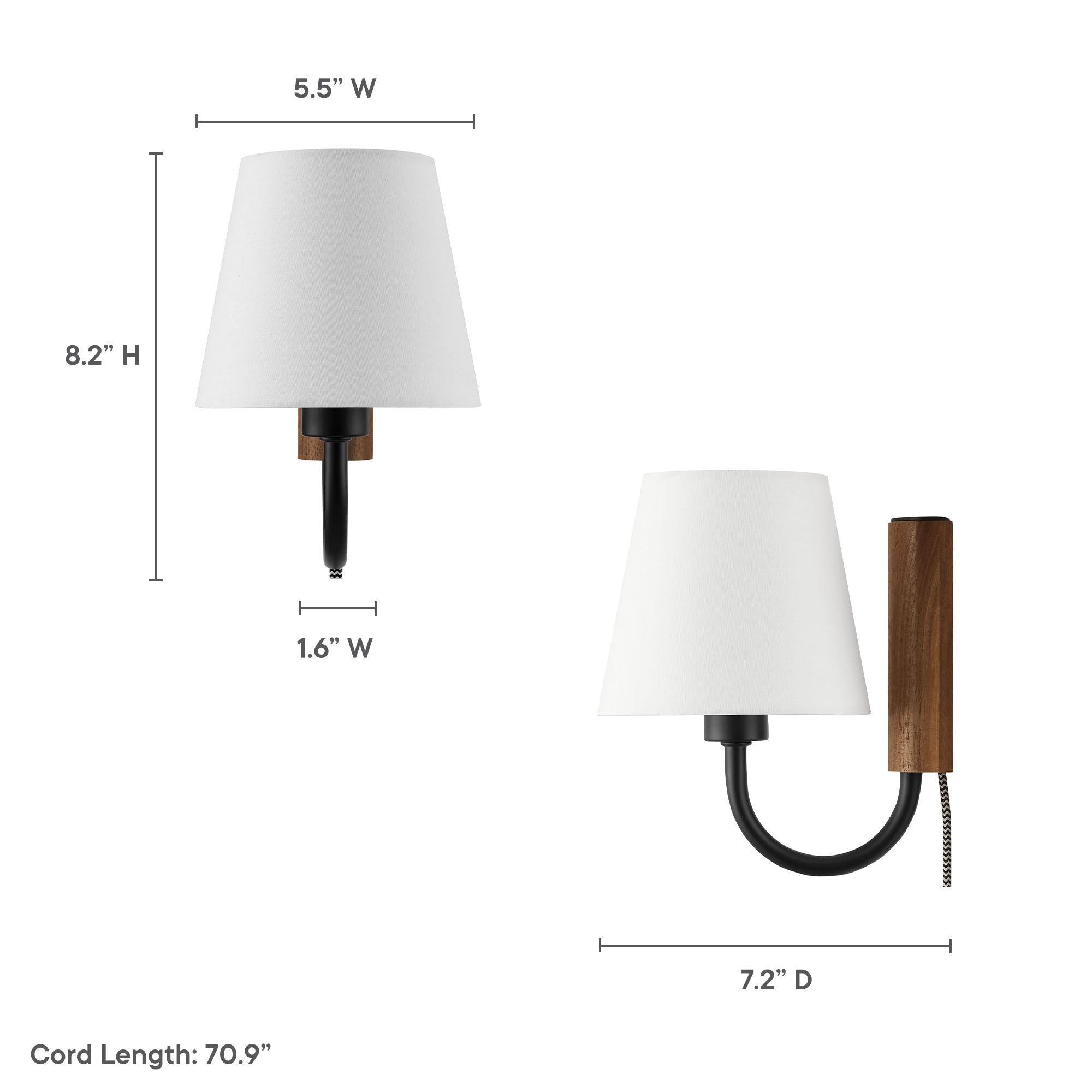 Modway Sunlit Swivel Wall Sconce