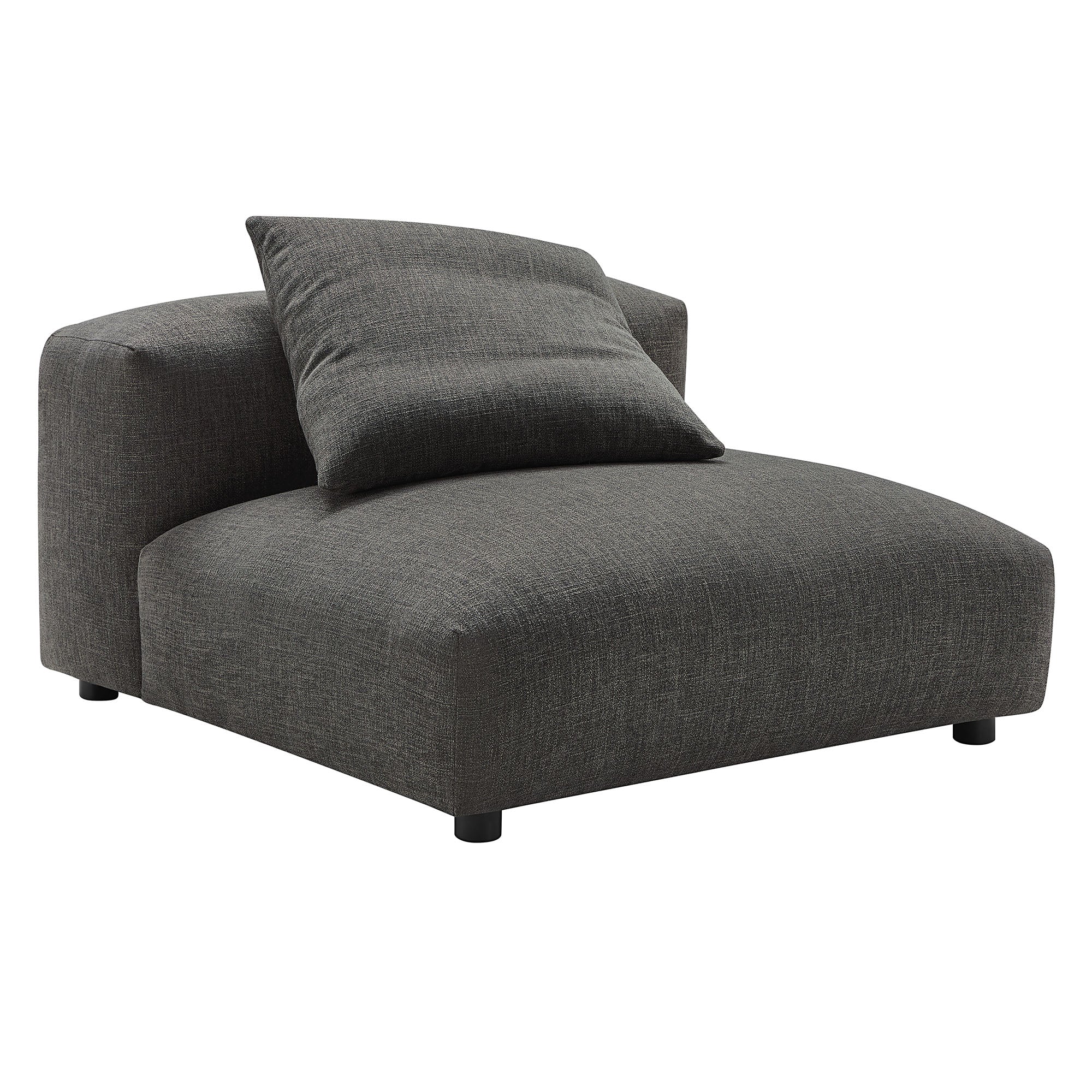 Modway Solace 3-Piece Modular Upholstered Fabric Sofa