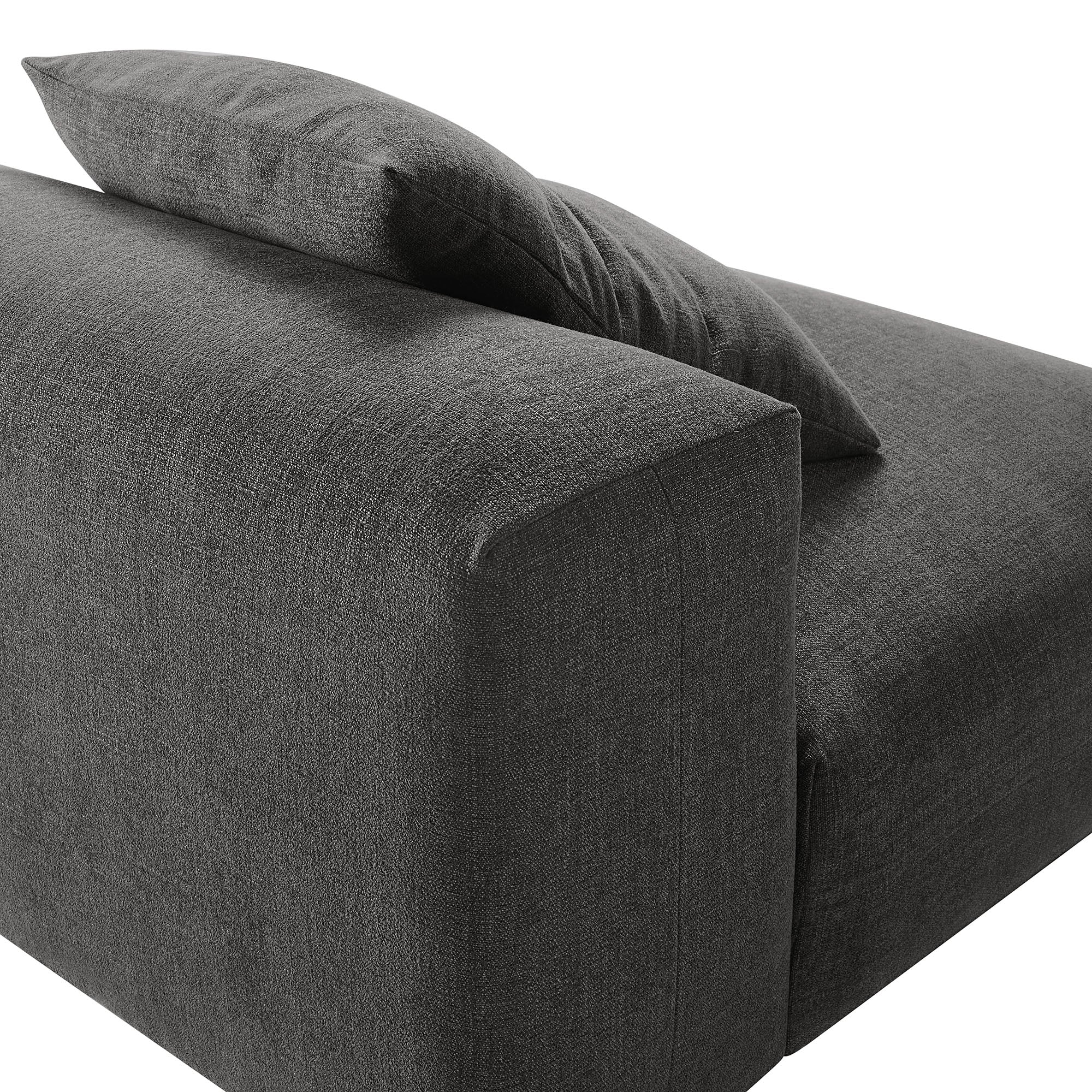Modway Solace Modular Upholstered Fabric Armless Chair