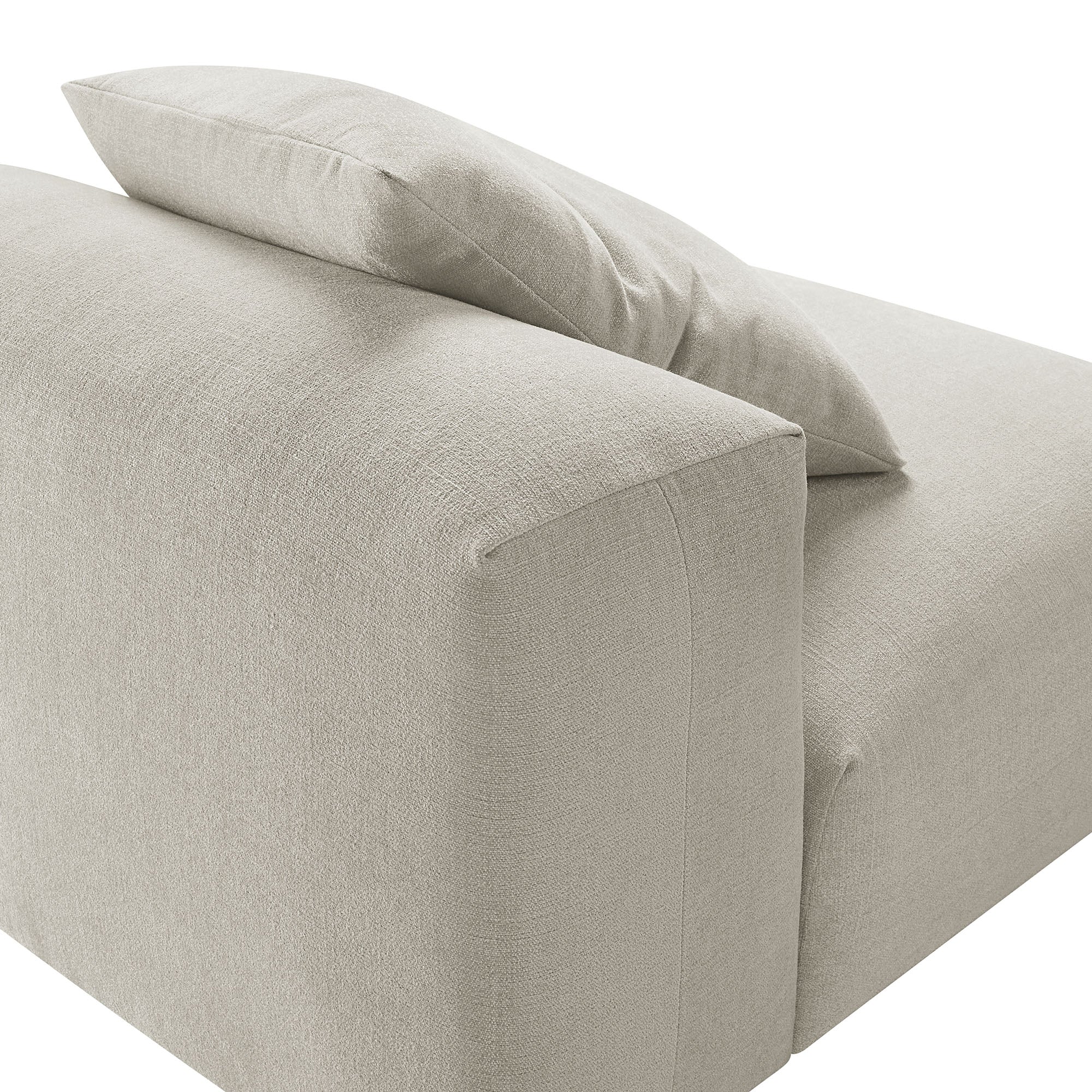 Modway Solace Modular Upholstered Fabric Armless Chair