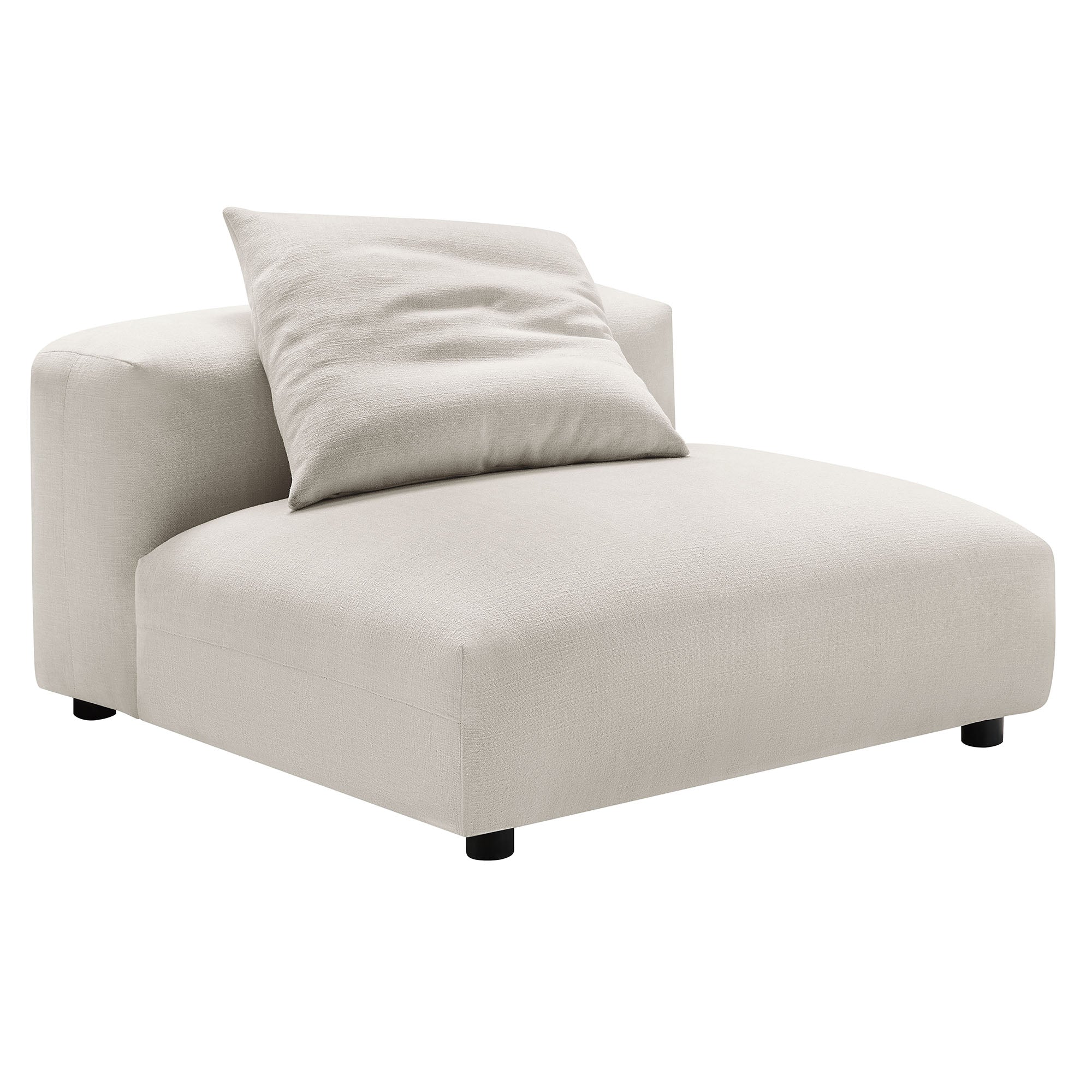 Modway Solace 4-Piece Modular Upholstered Fabric Sectional Sofa