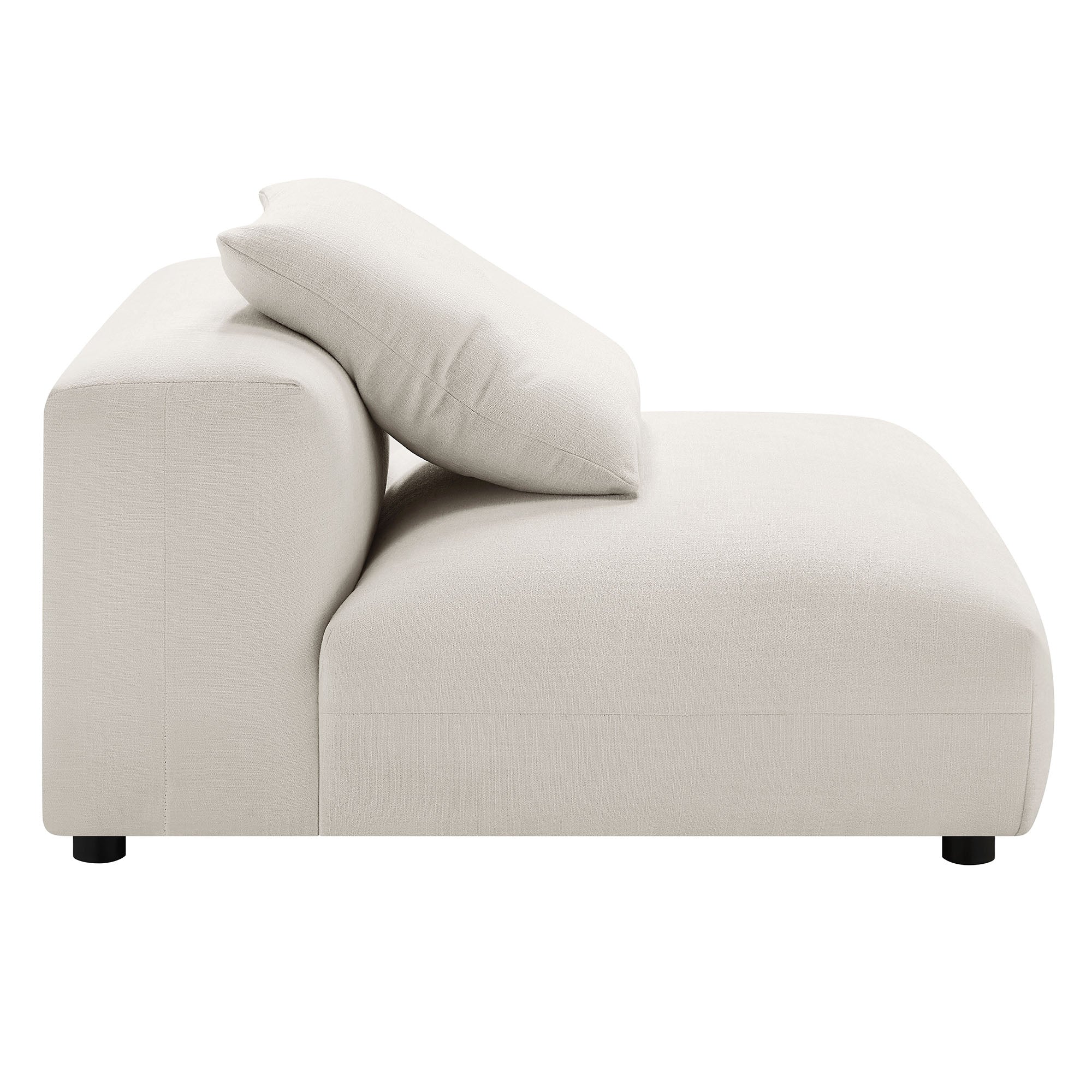 Modway Solace 4-Piece Modular Upholstered Fabric Sectional Sofa