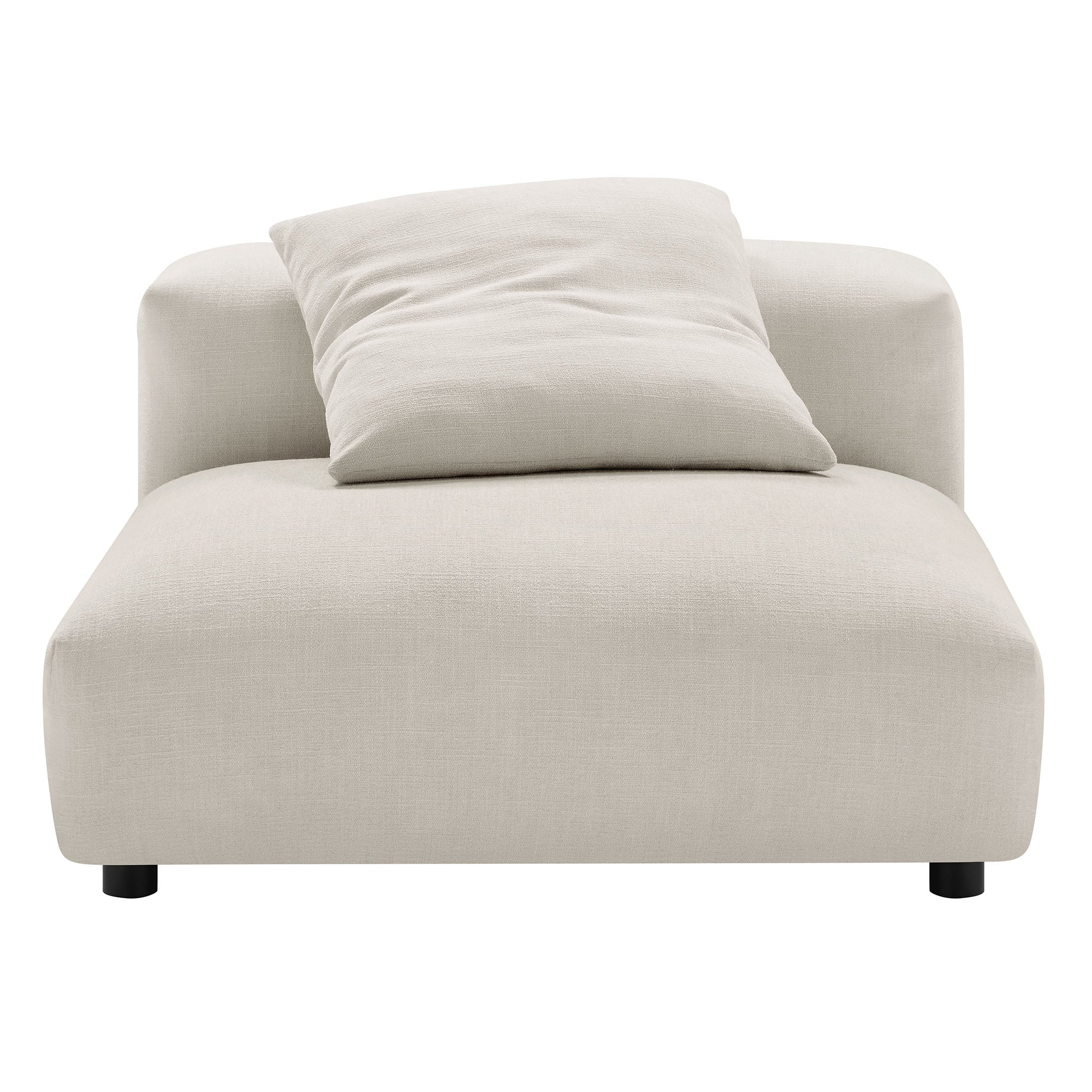 Modway Solace 3-Piece Modular Upholstered Fabric Sofa