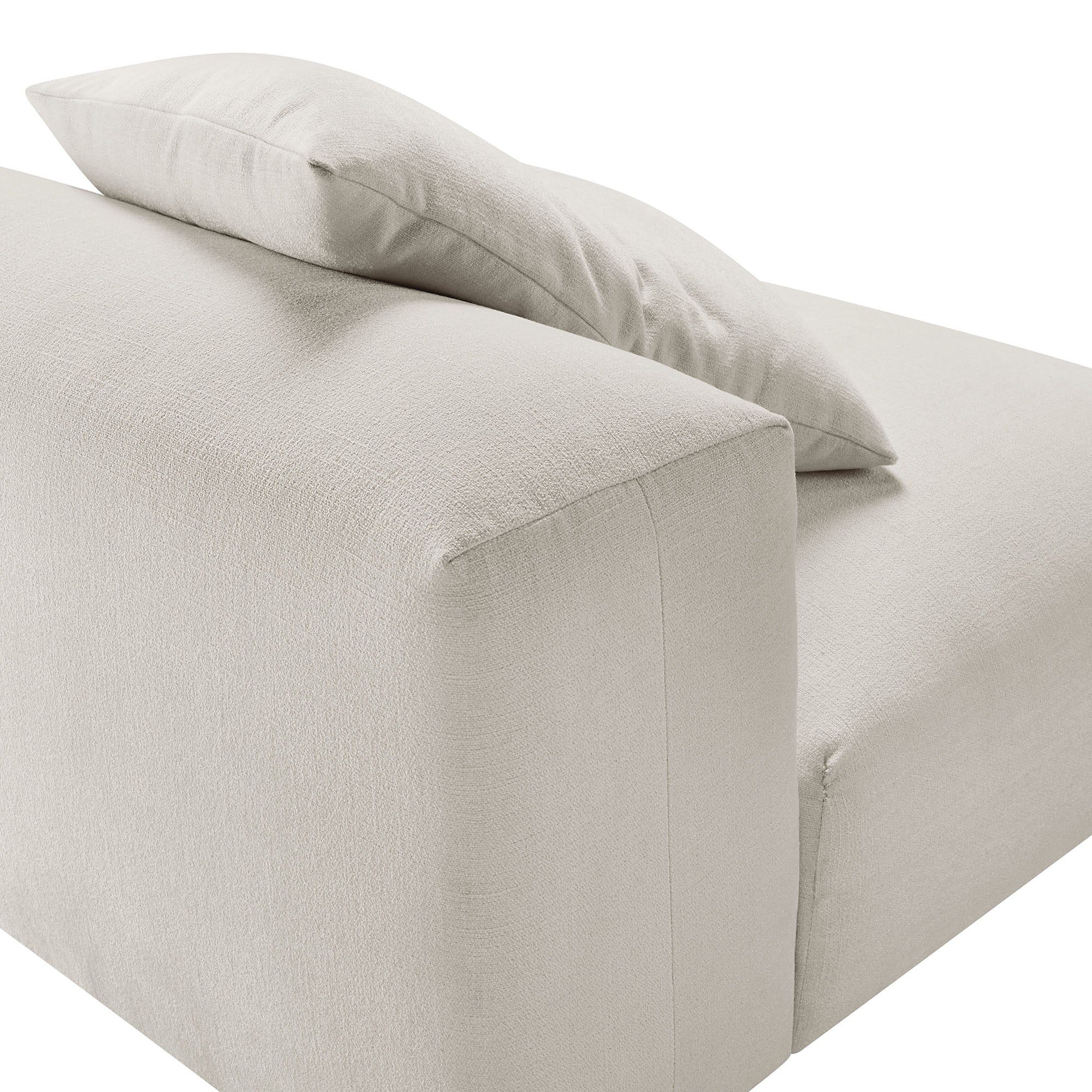 Modway Solace Modular Upholstered Fabric Armless Chair