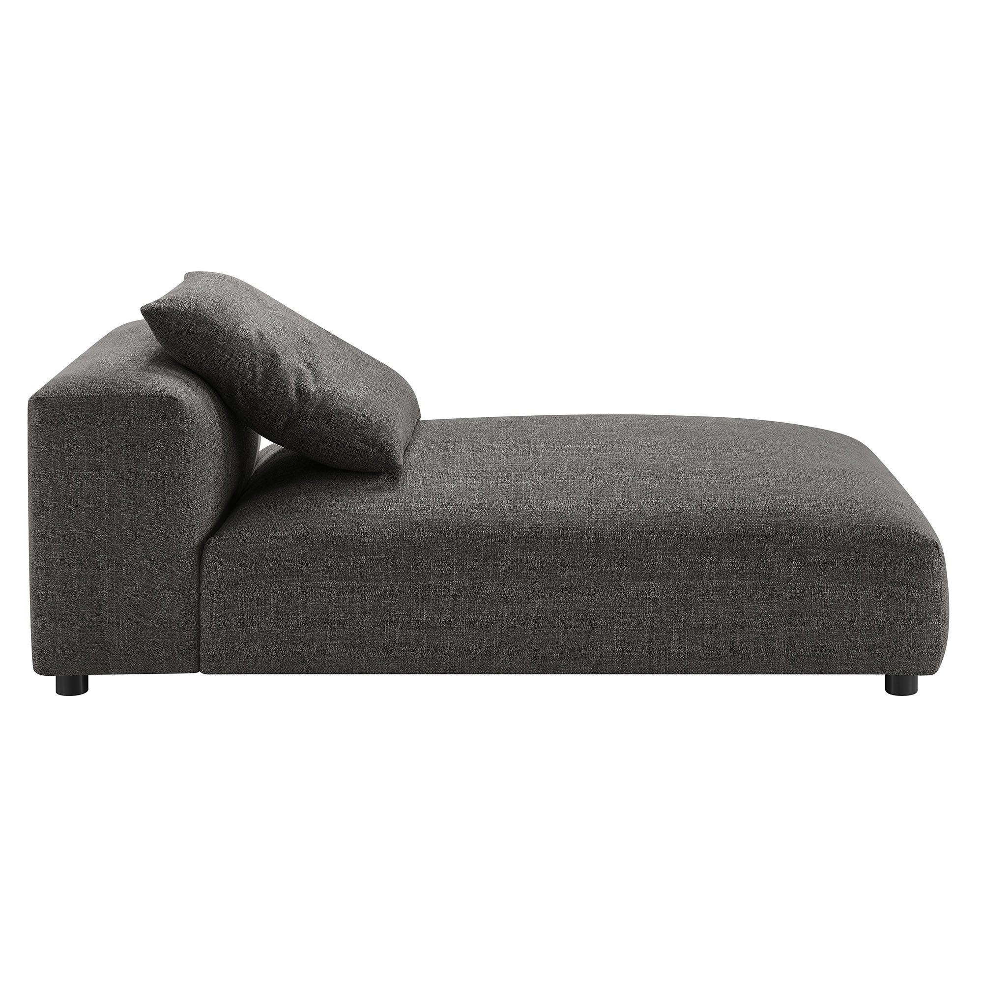 Modway Solace 2-Piece Modular Upholstered Fabric Sectional Sofa With Chaise
