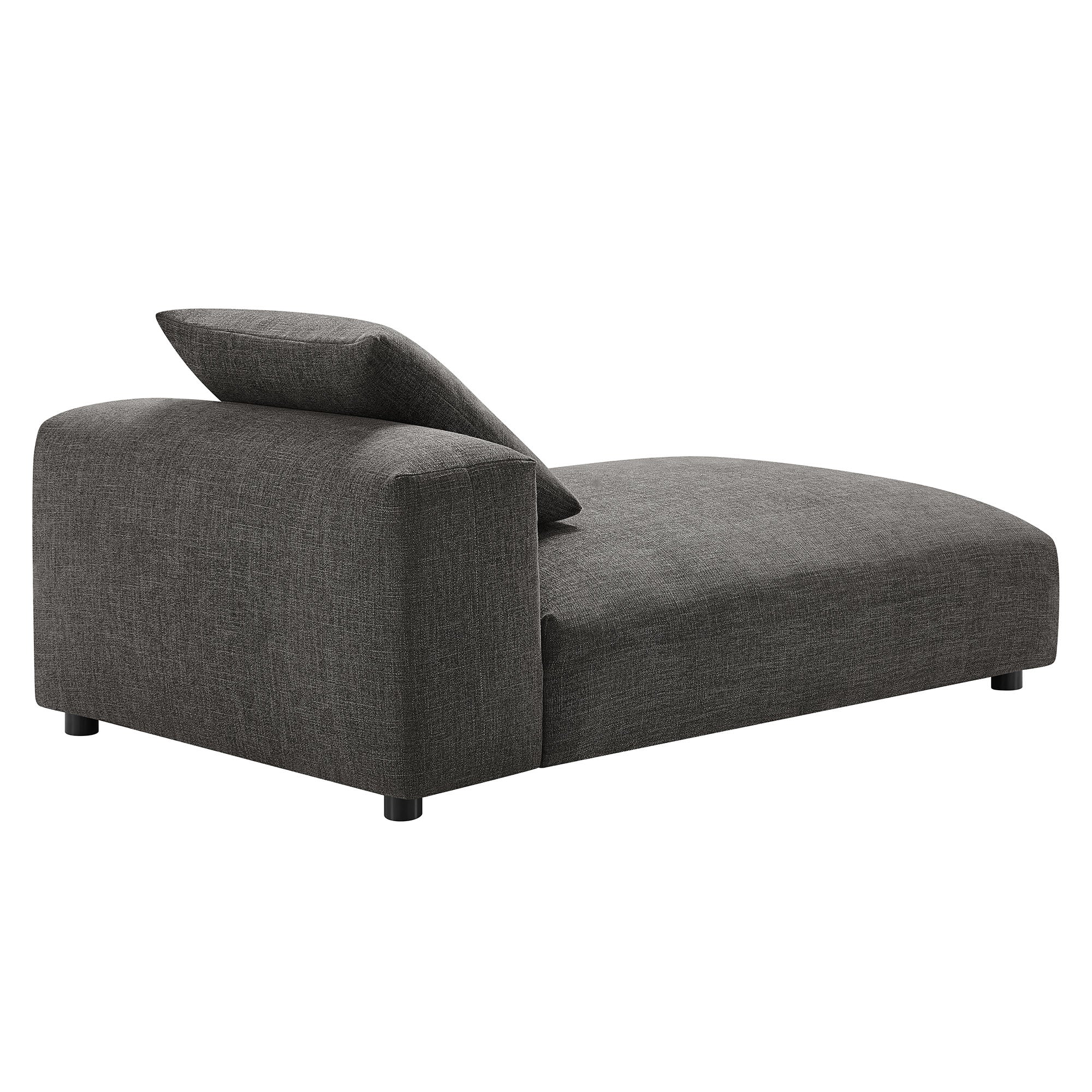 Modway Solace Modular Upholstered Fabric Armless Chaise Lounge