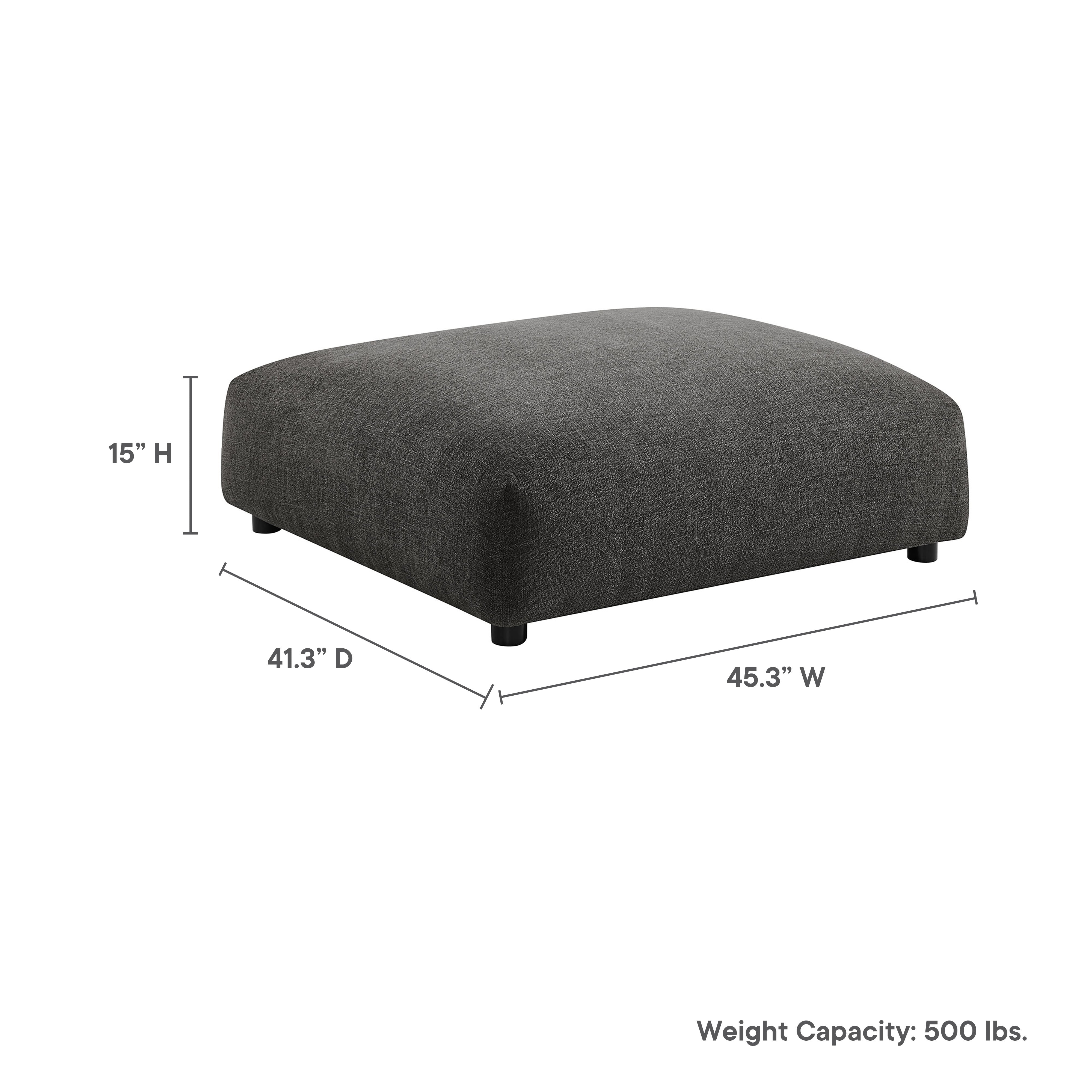 Modway Solace Modular Upholstered Fabric Ottoman