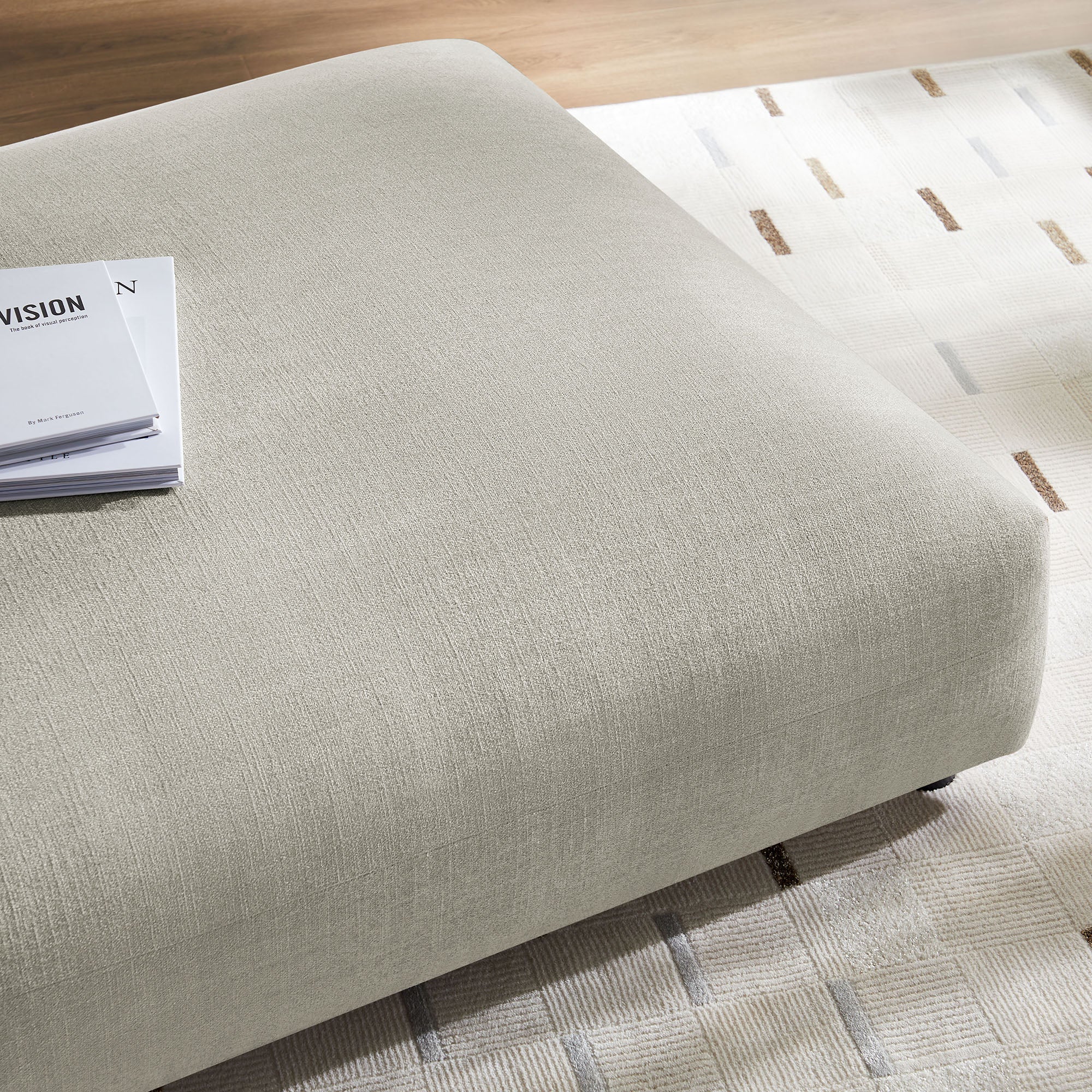 Modway Solace Modular Upholstered Fabric Ottoman