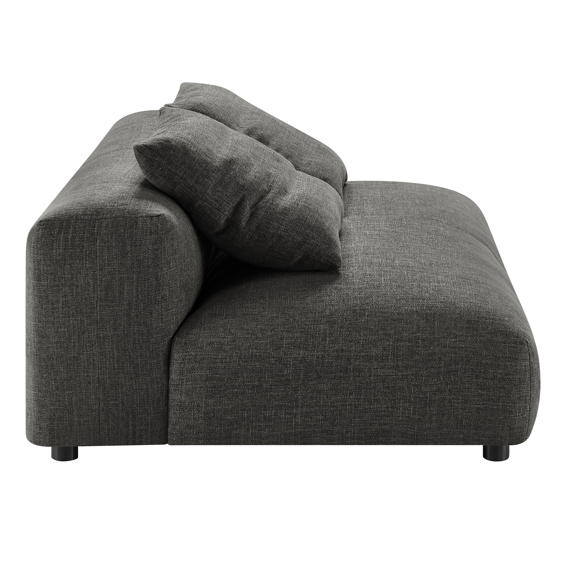 Modway Solace 2-Piece Modular Upholstered Fabric Sectional Sofa With Chaise
