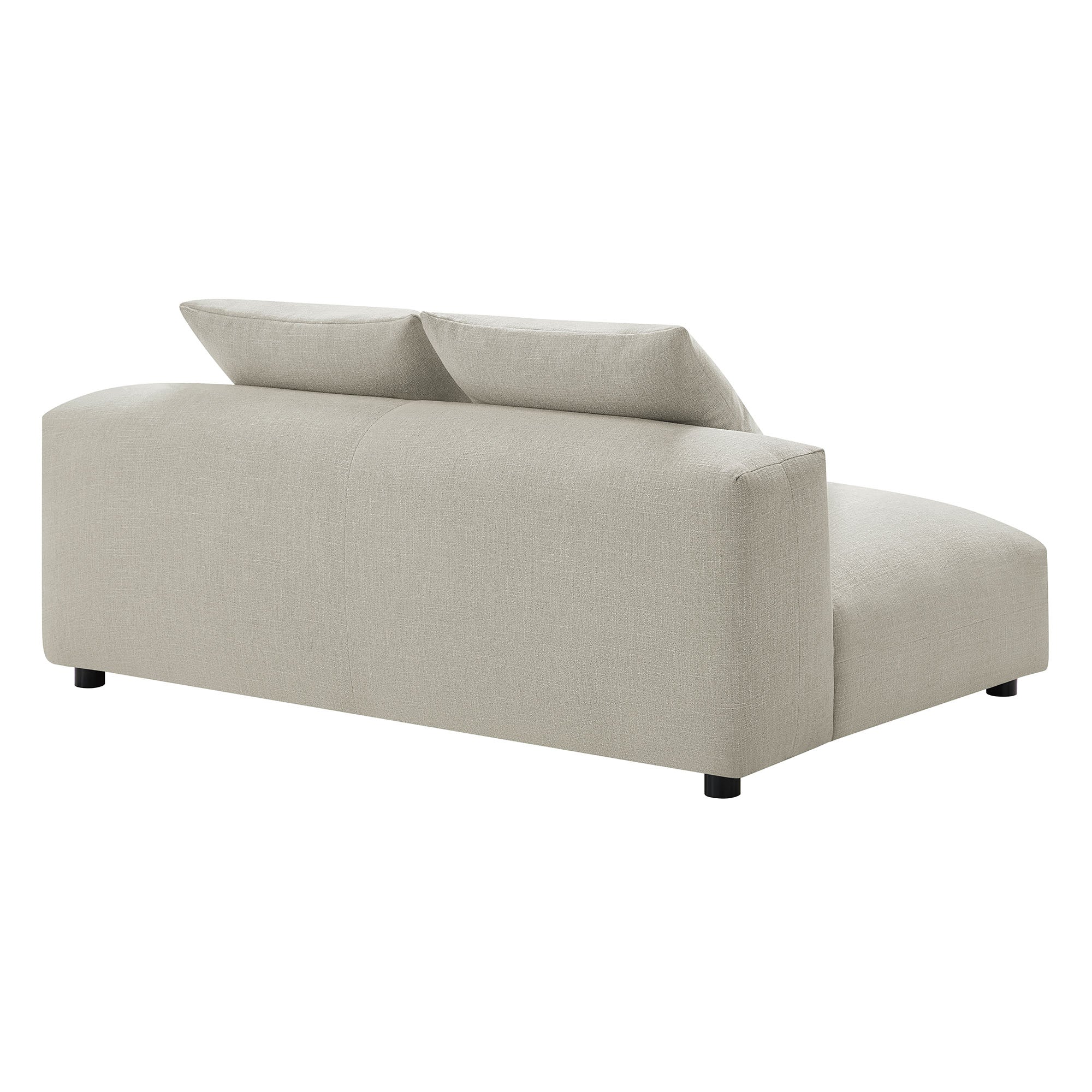Modway Solace Modular Upholstered Fabric Armless Loveseat