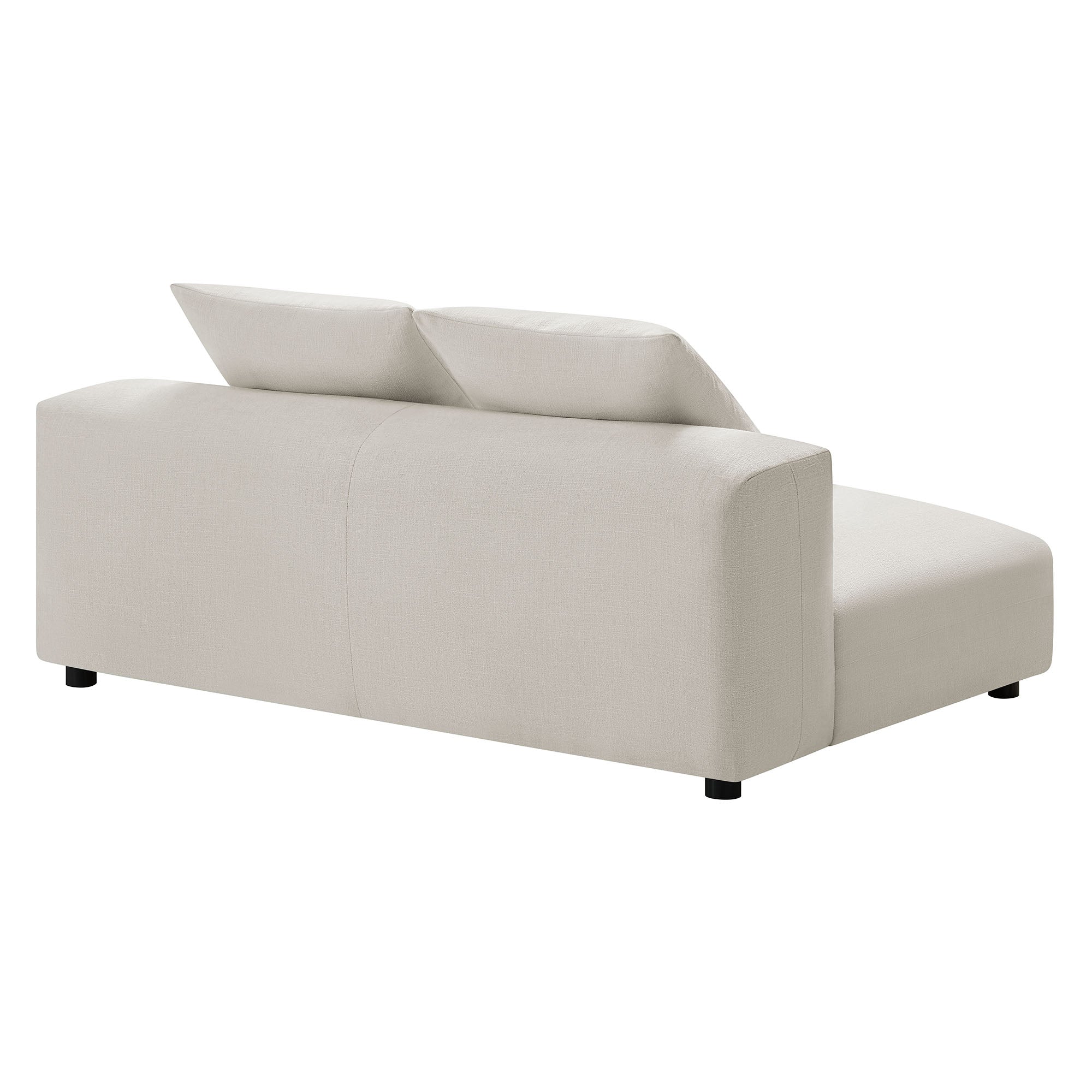 Modway Solace Modular Upholstered Fabric Armless Loveseat
