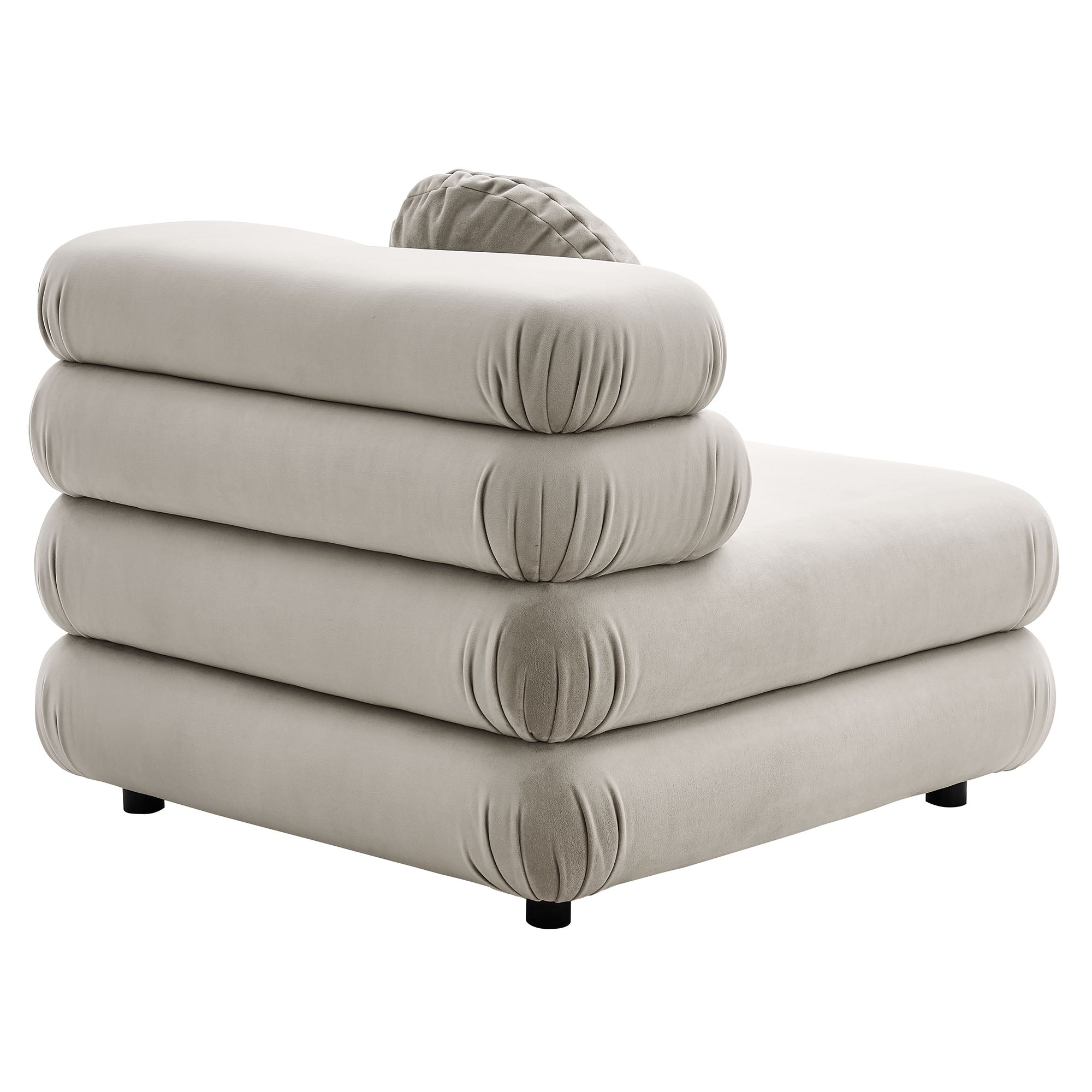 Modway Jubilee Modular Performance Velvet Armless Chair