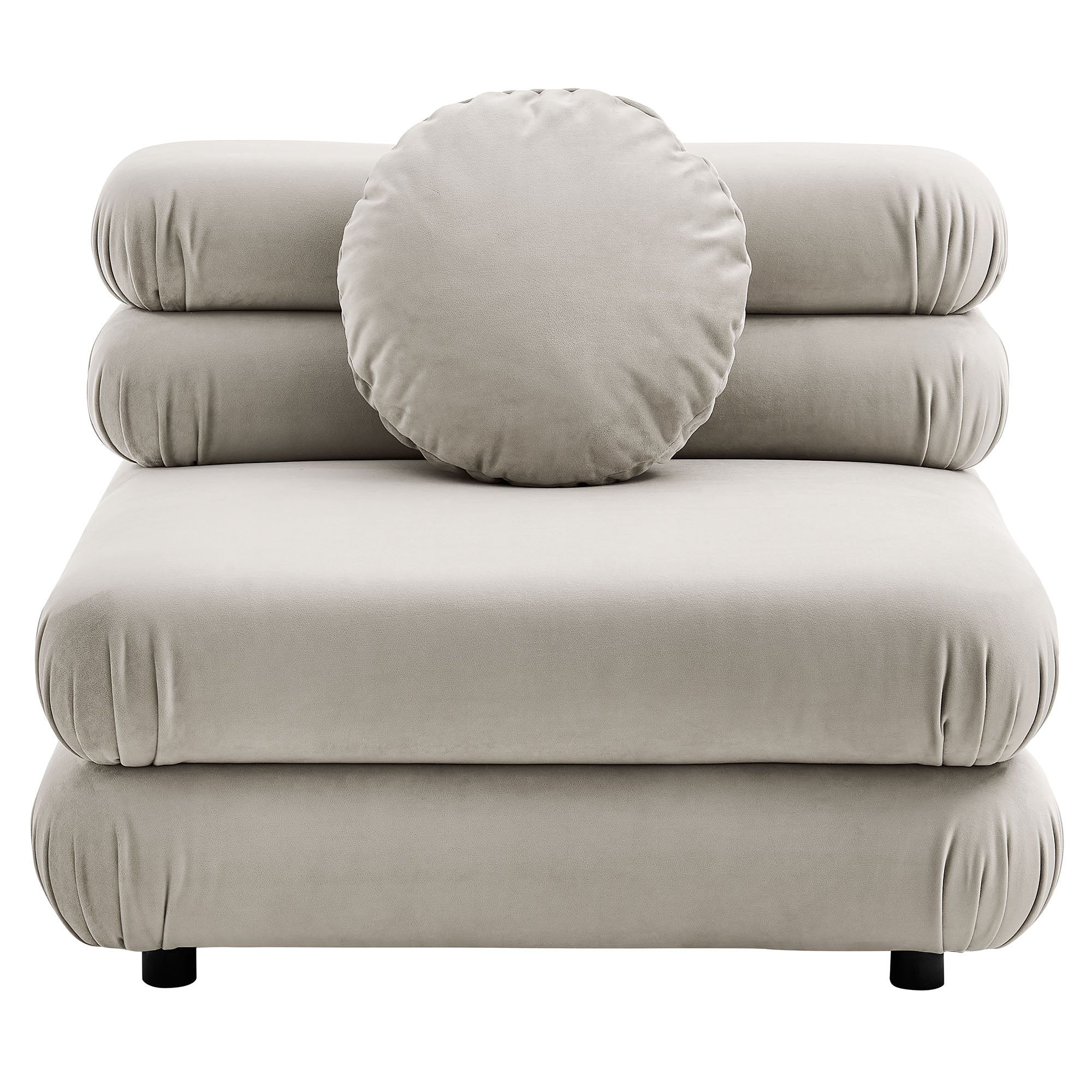 Modway Jubilee 4-Piece Modular Performance Velvet Sectional Sofa