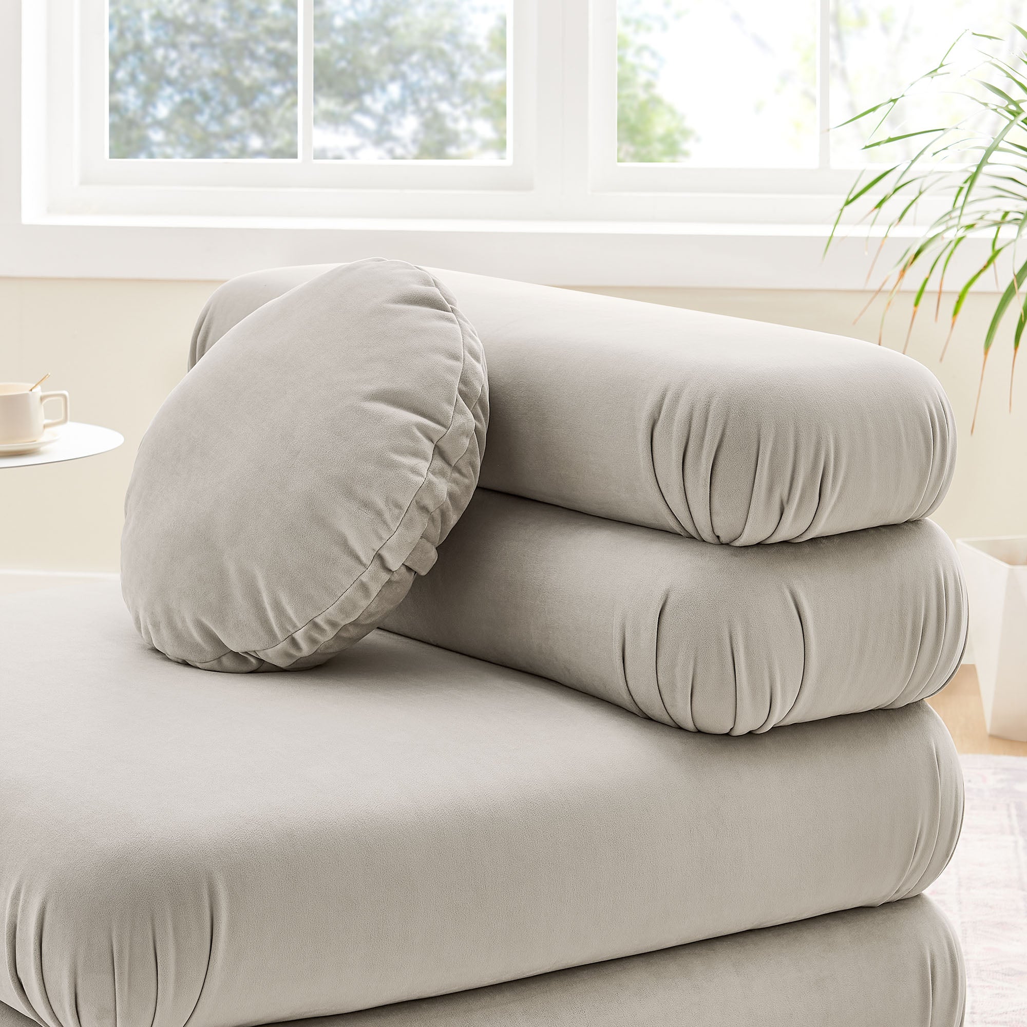 Modway Jubilee Modular Performance Velvet Armless Chair