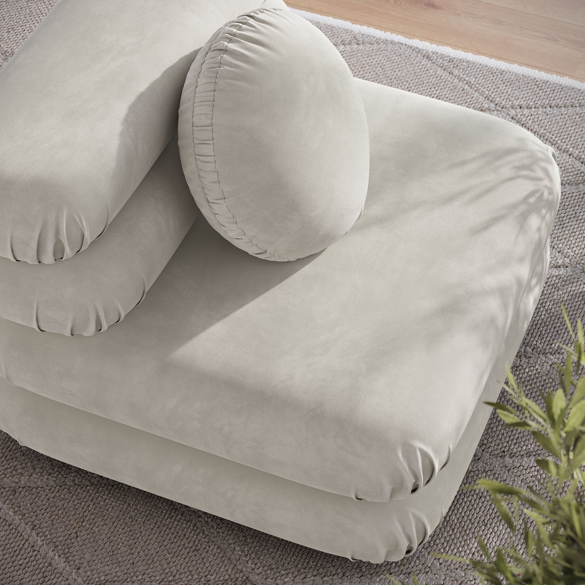 Modway Jubilee Modular Performance Velvet Armless Chair