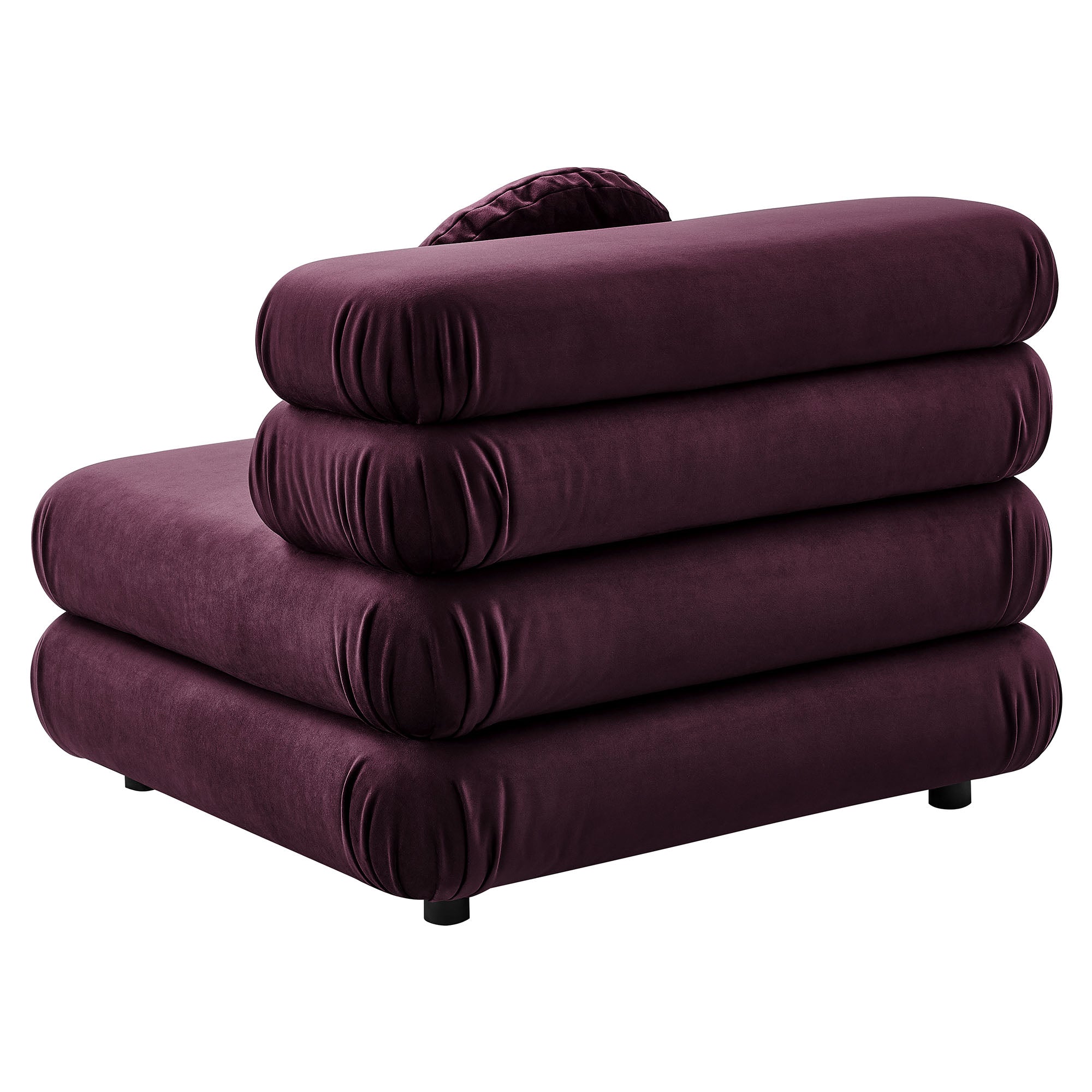 Modway Jubilee Modular Performance Velvet Armless Chair