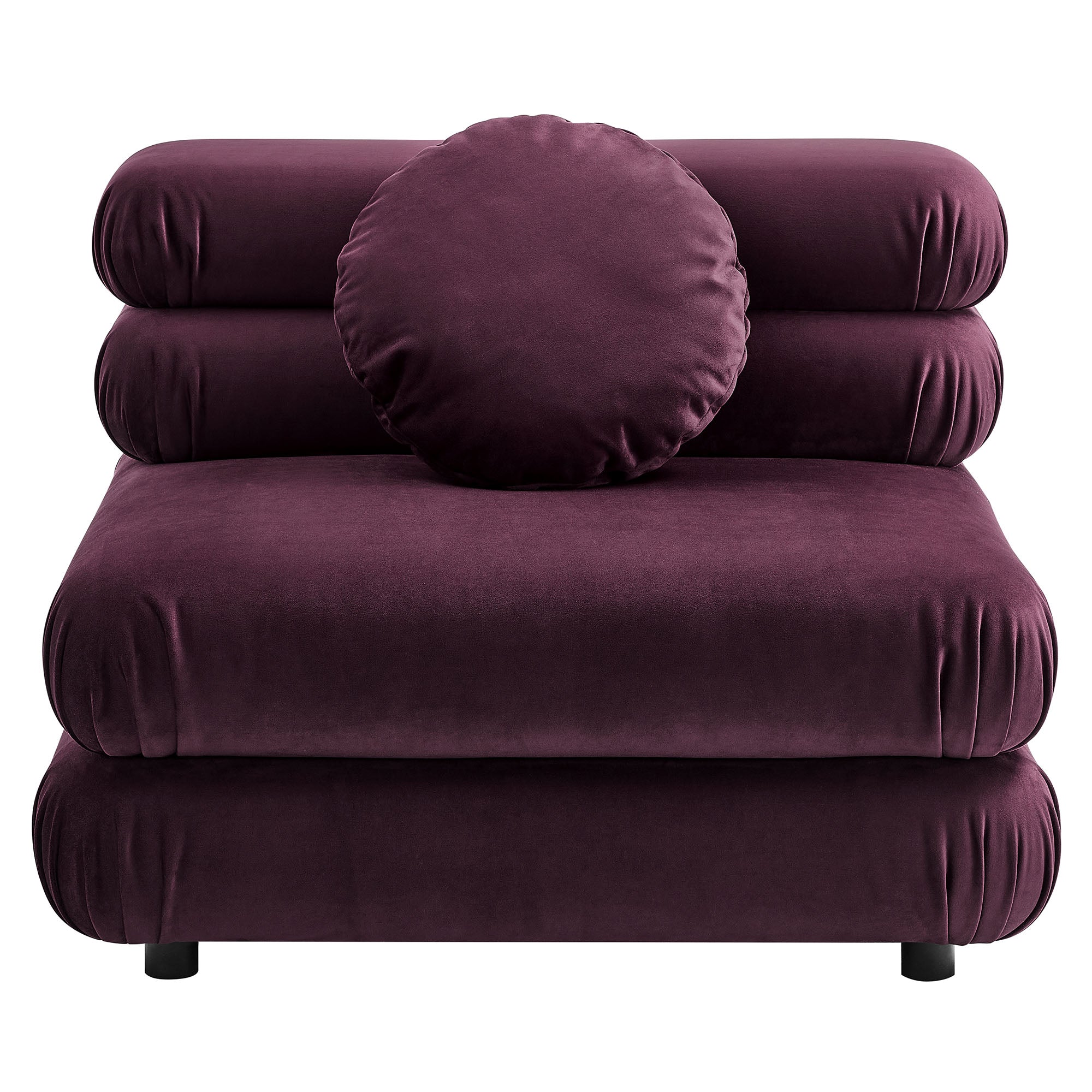 Modway Jubilee 4-Piece Modular Performance Velvet Sectional Sofa