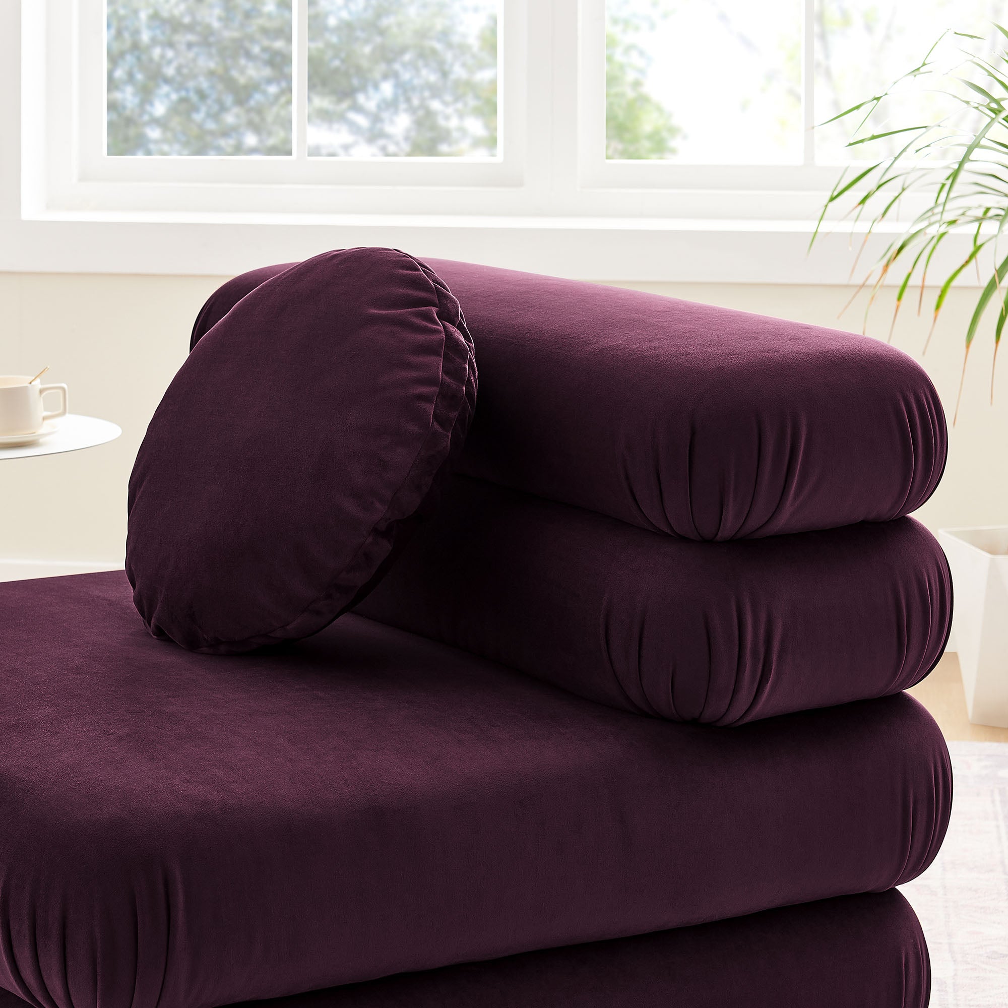 Modway Jubilee Modular Performance Velvet Armless Chair