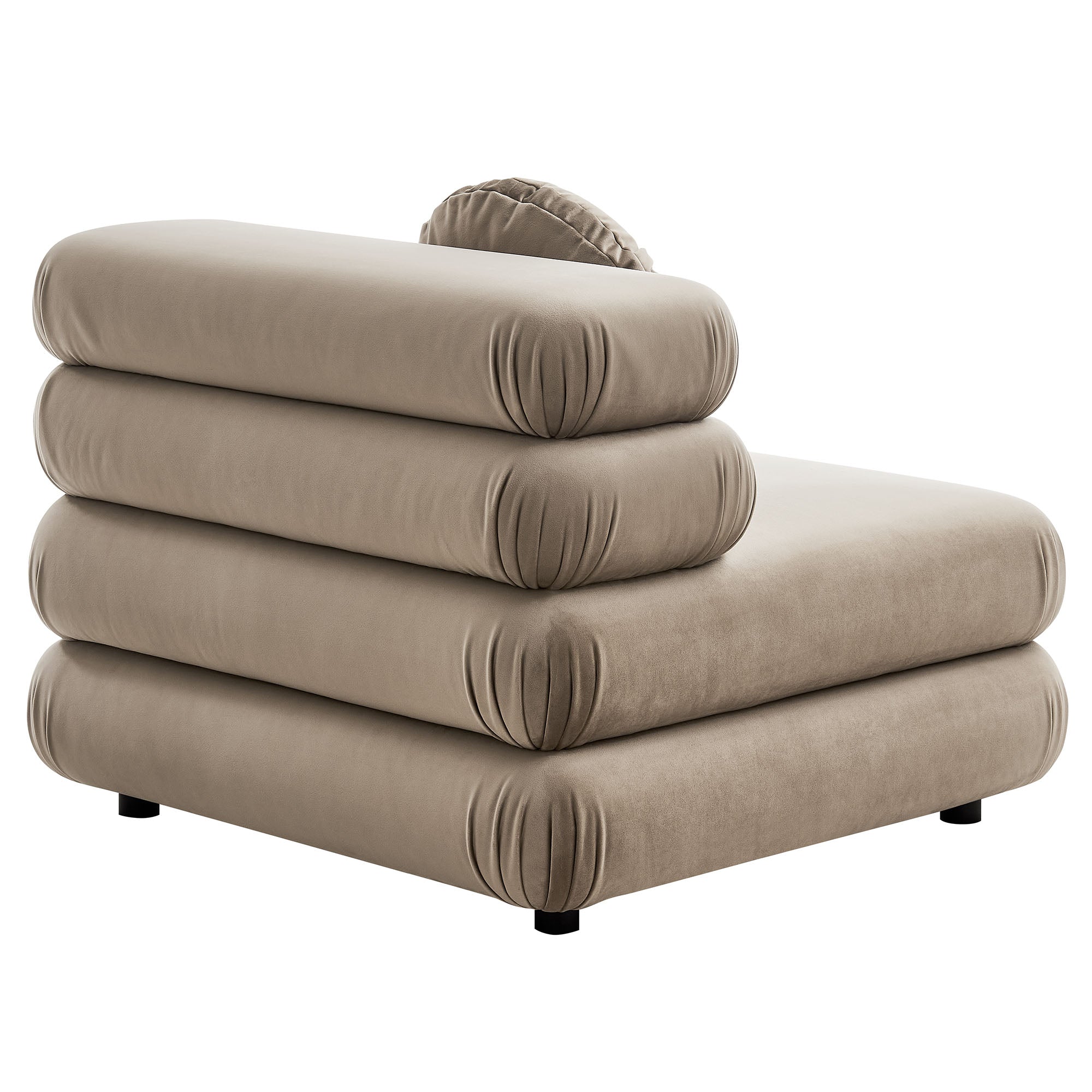 Modway Jubilee Modular Performance Velvet Armless Chair