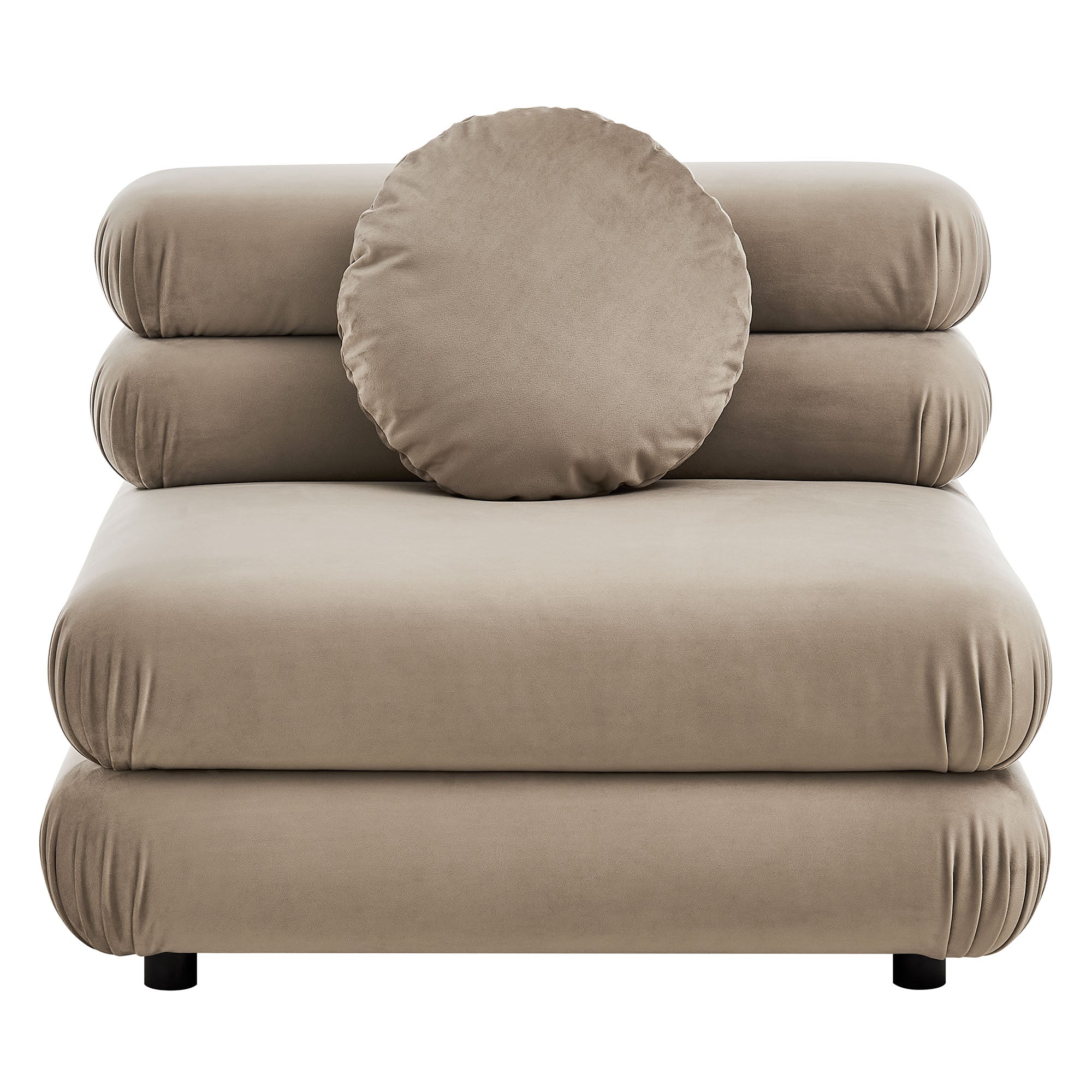 Modway Jubilee 4-Piece Modular Performance Velvet Sectional Sofa