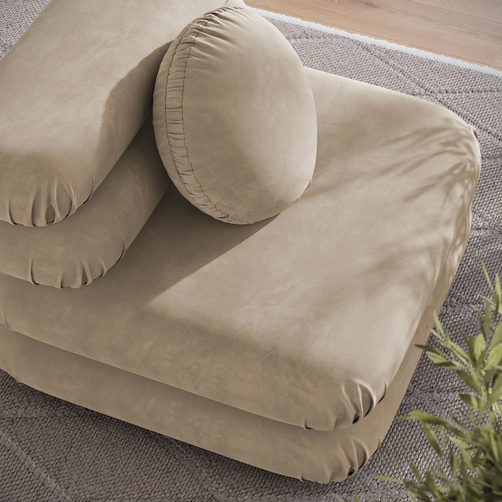 Modway Jubilee Modular Performance Velvet Armless Chair