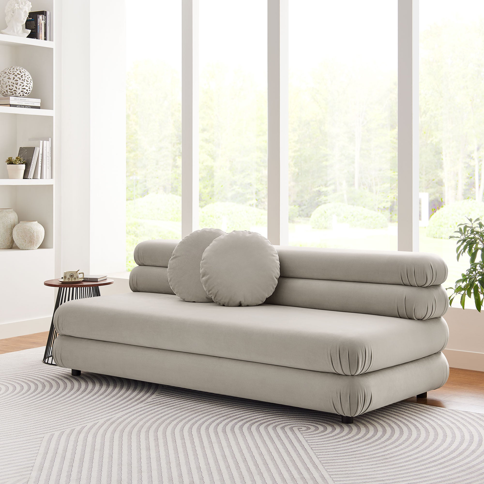 Modway Jubilee Modular Performance Velvet Armless Loveseat