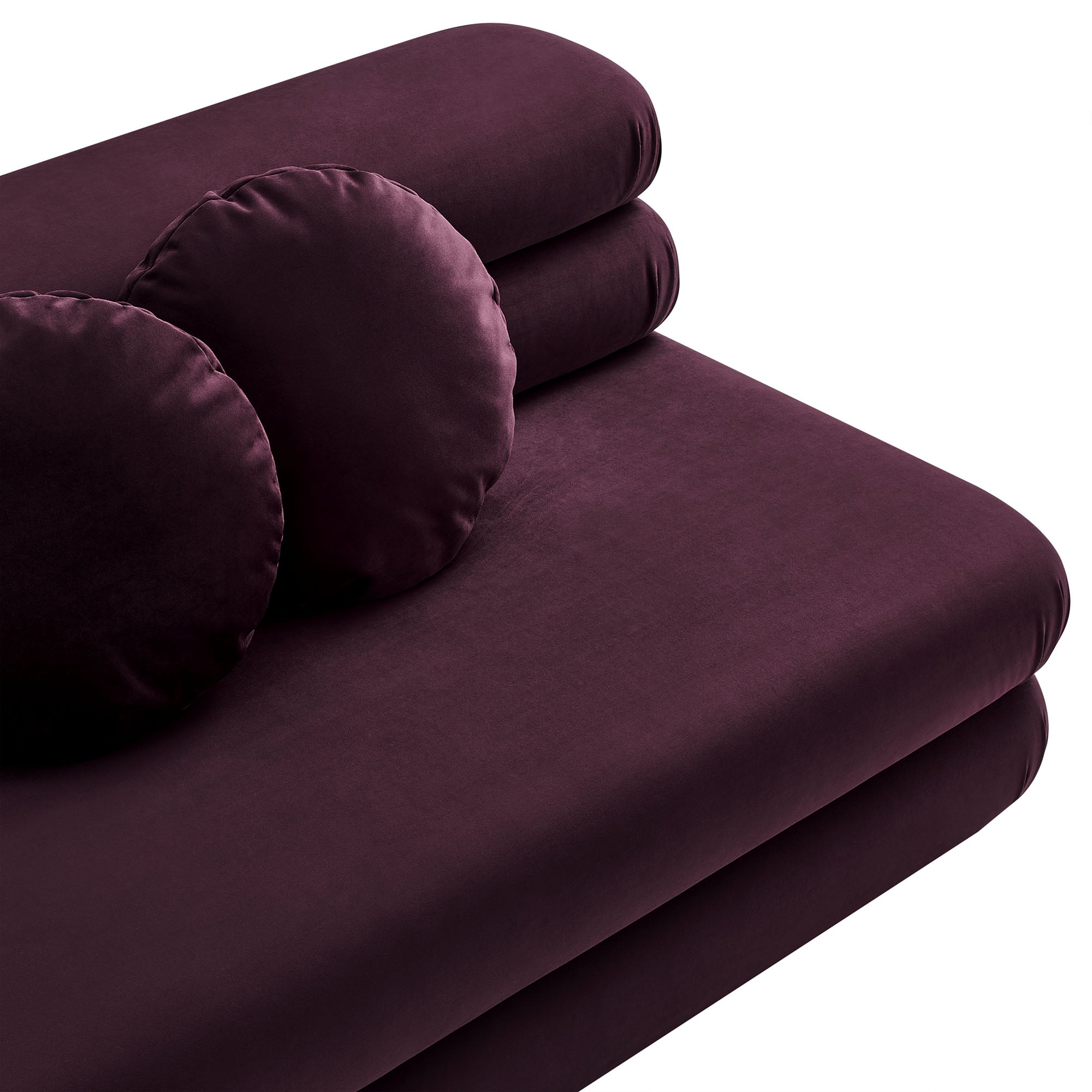 Modway Jubilee Modular Performance Velvet Armless Loveseat