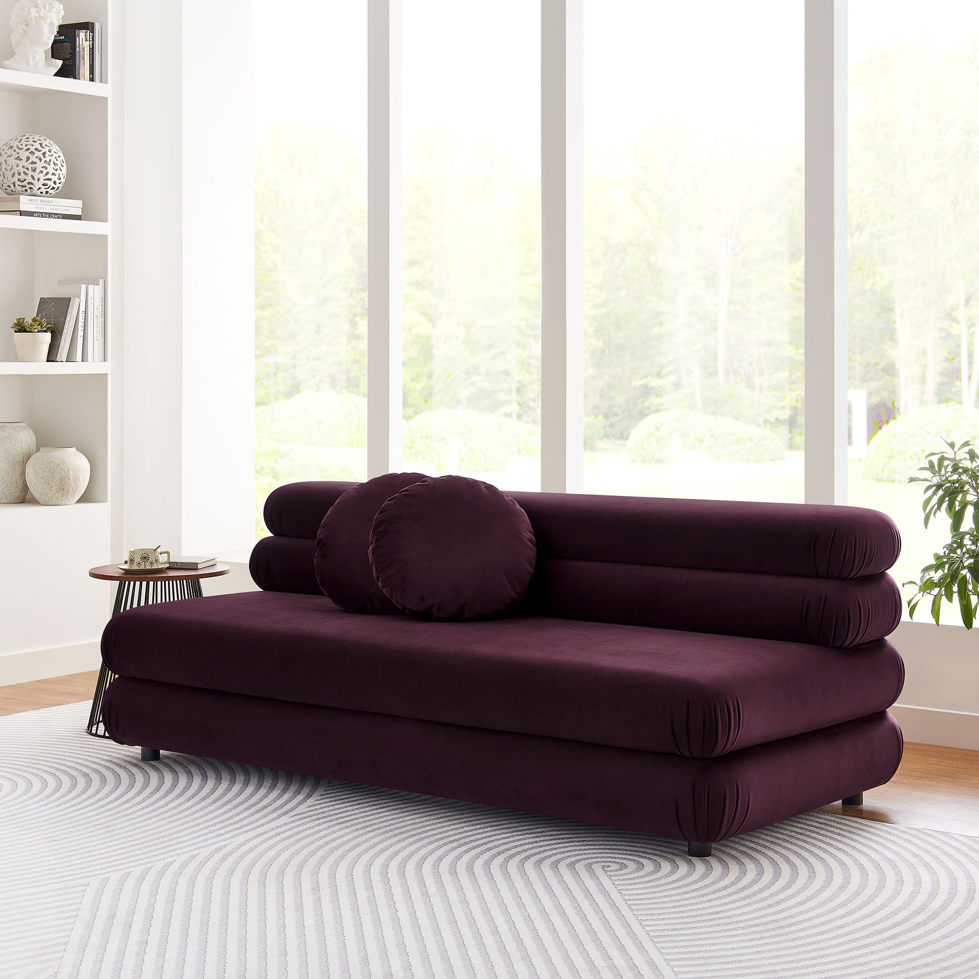 Modway Jubilee Modular Performance Velvet Armless Loveseat
