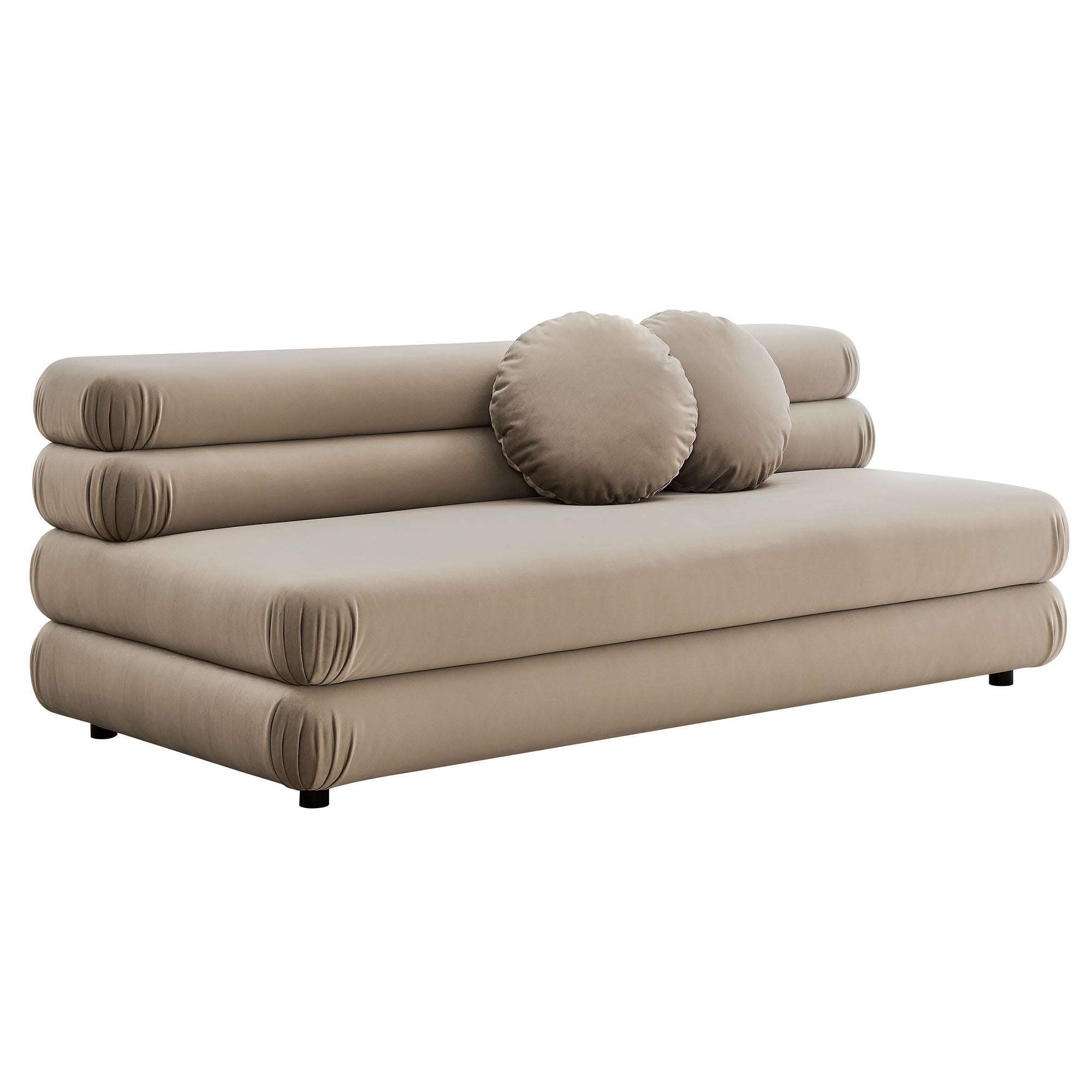 Modway Jubilee Modular Performance Velvet Armless Loveseat