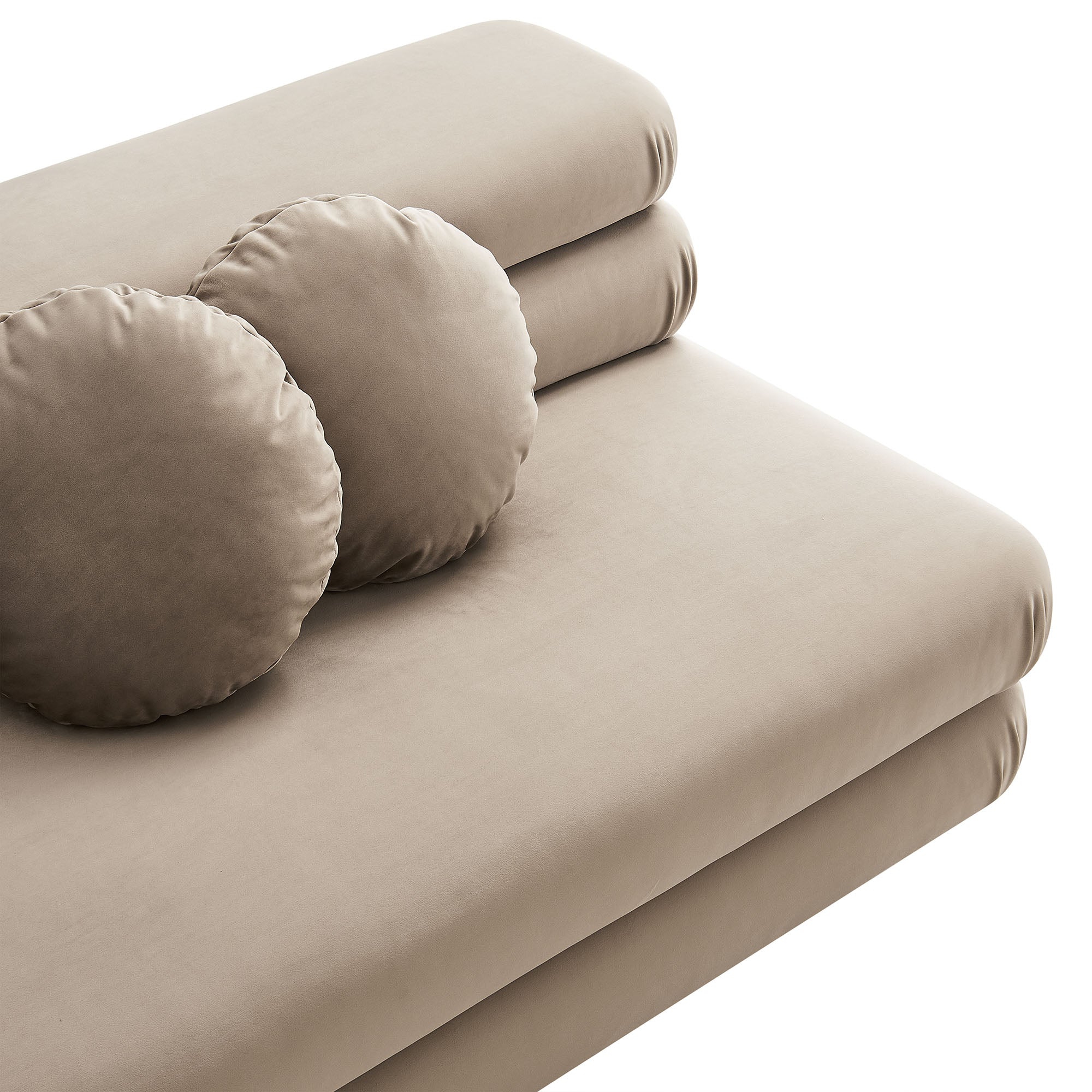 Modway Jubilee Modular Performance Velvet Armless Loveseat