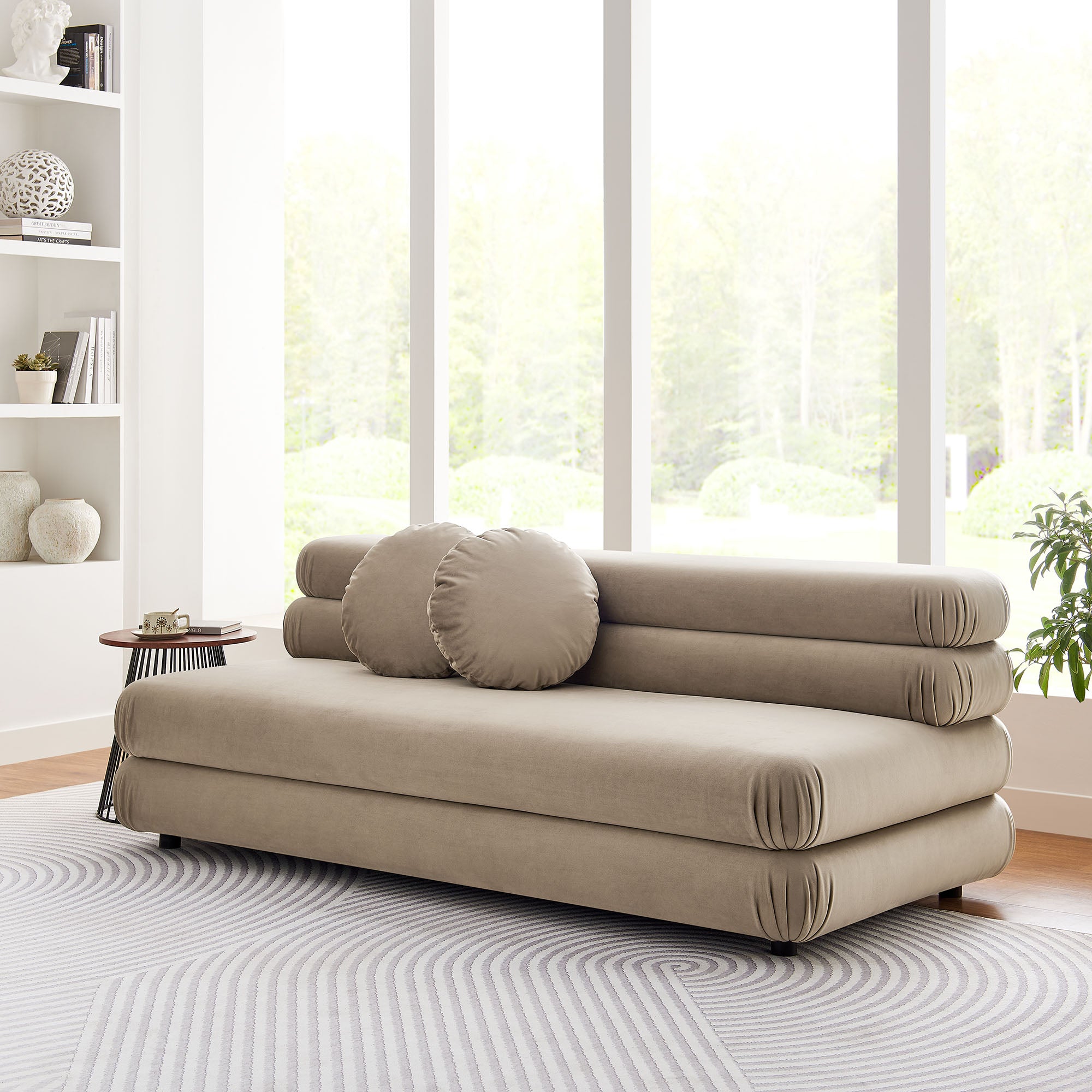 Modway Jubilee Modular Performance Velvet Armless Loveseat