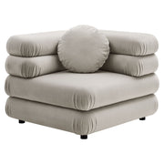 Modway Jubilee Modular Performance Velvet Corner Chair