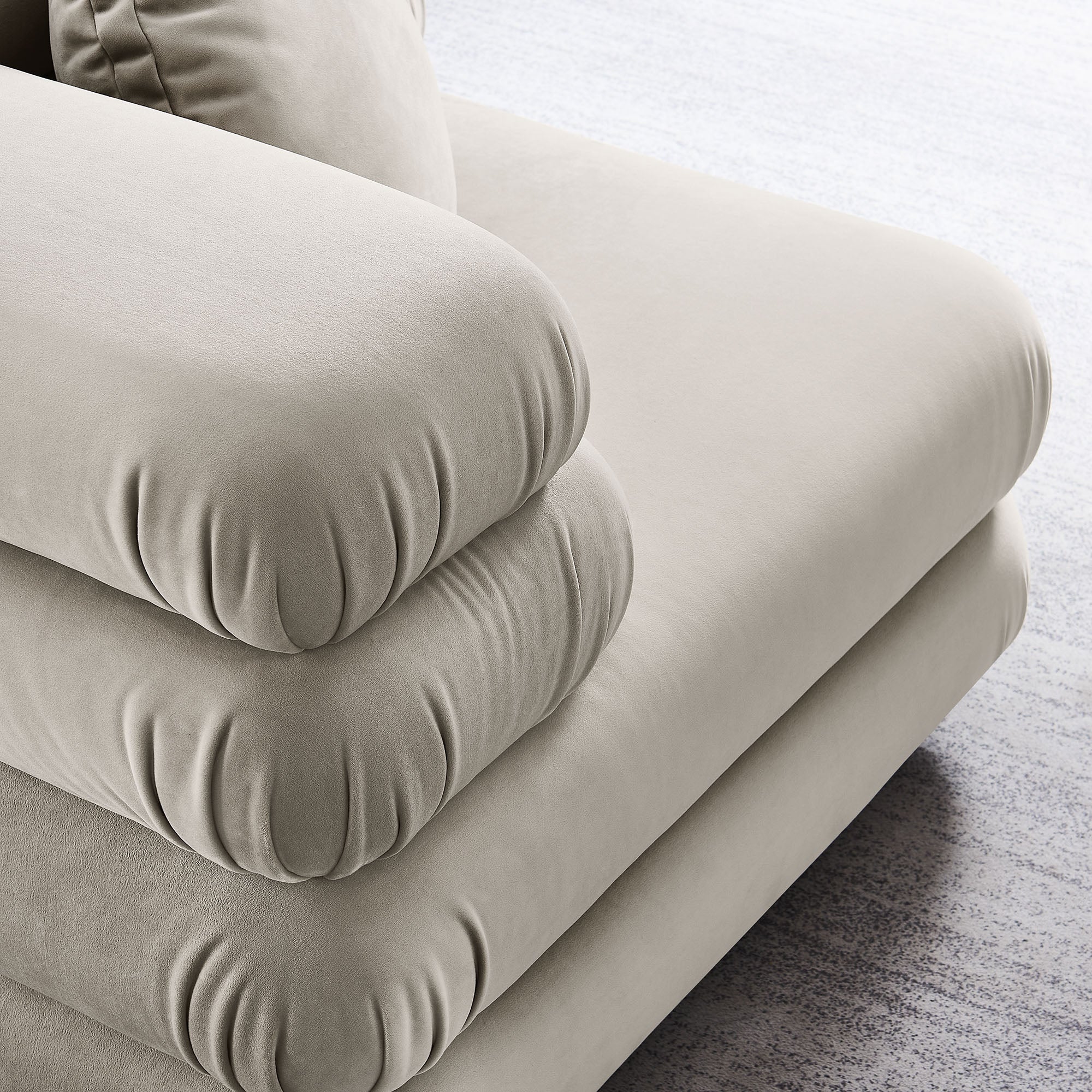 Modway Jubilee Modular Performance Velvet Corner Chair