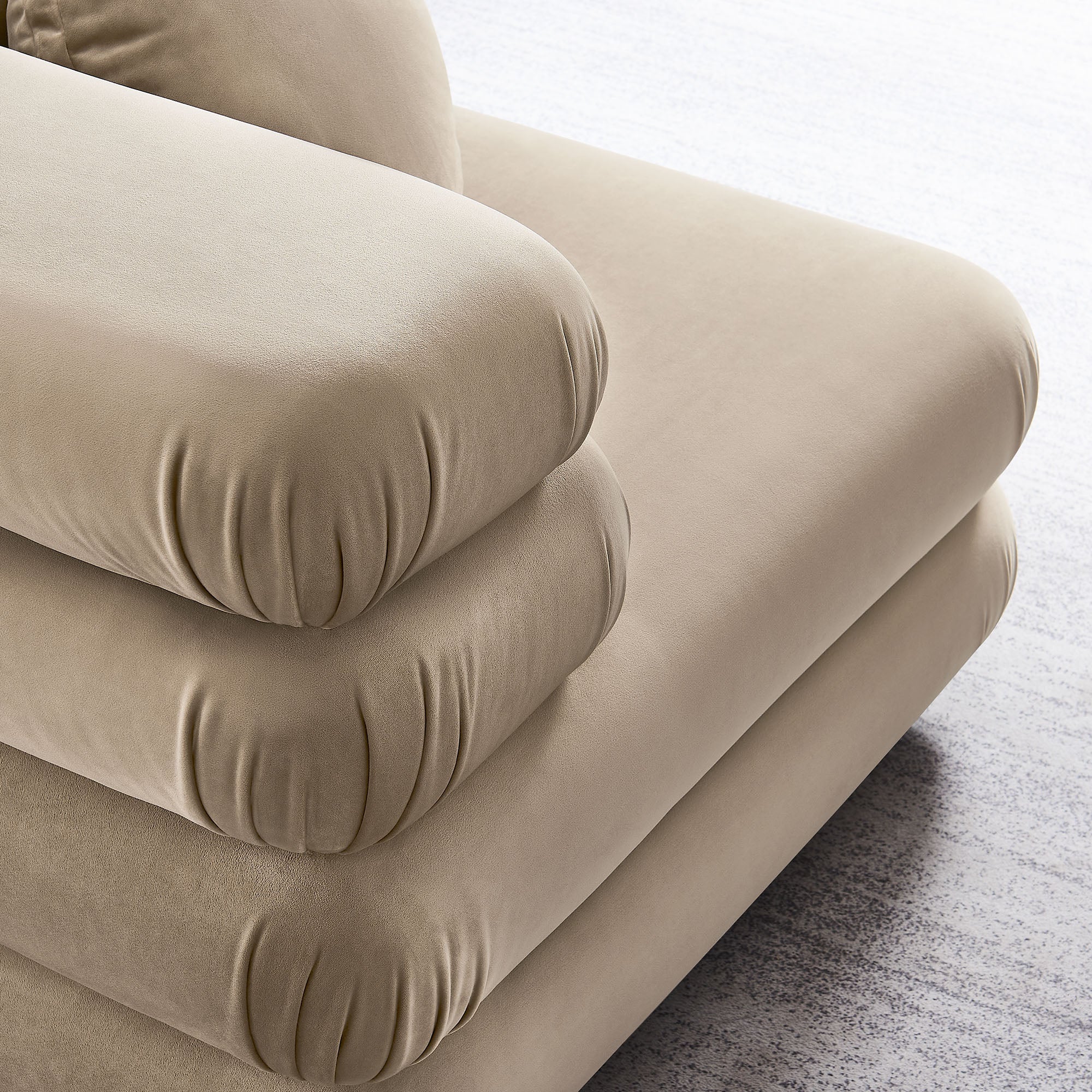 Modway Jubilee Modular Performance Velvet Corner Chair