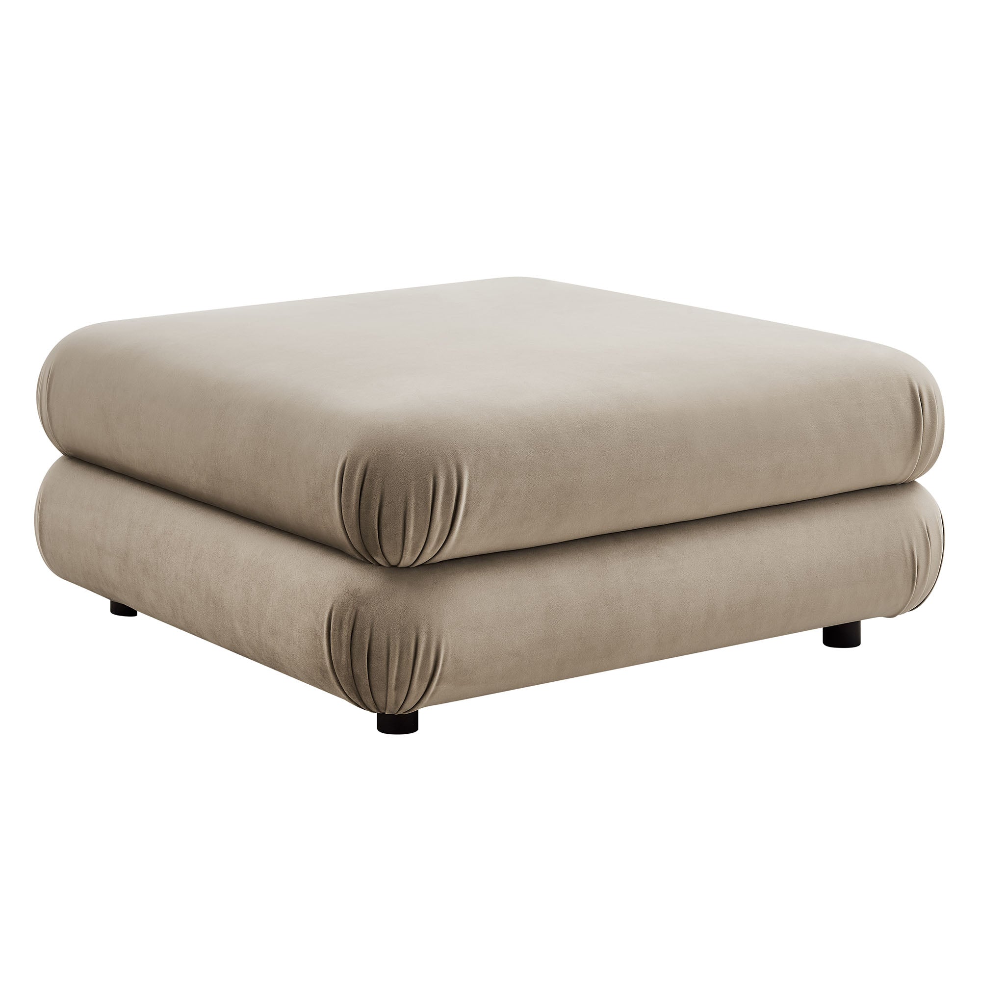 Modway Jubilee 4-Piece Modular Performance Velvet Sectional Sofa