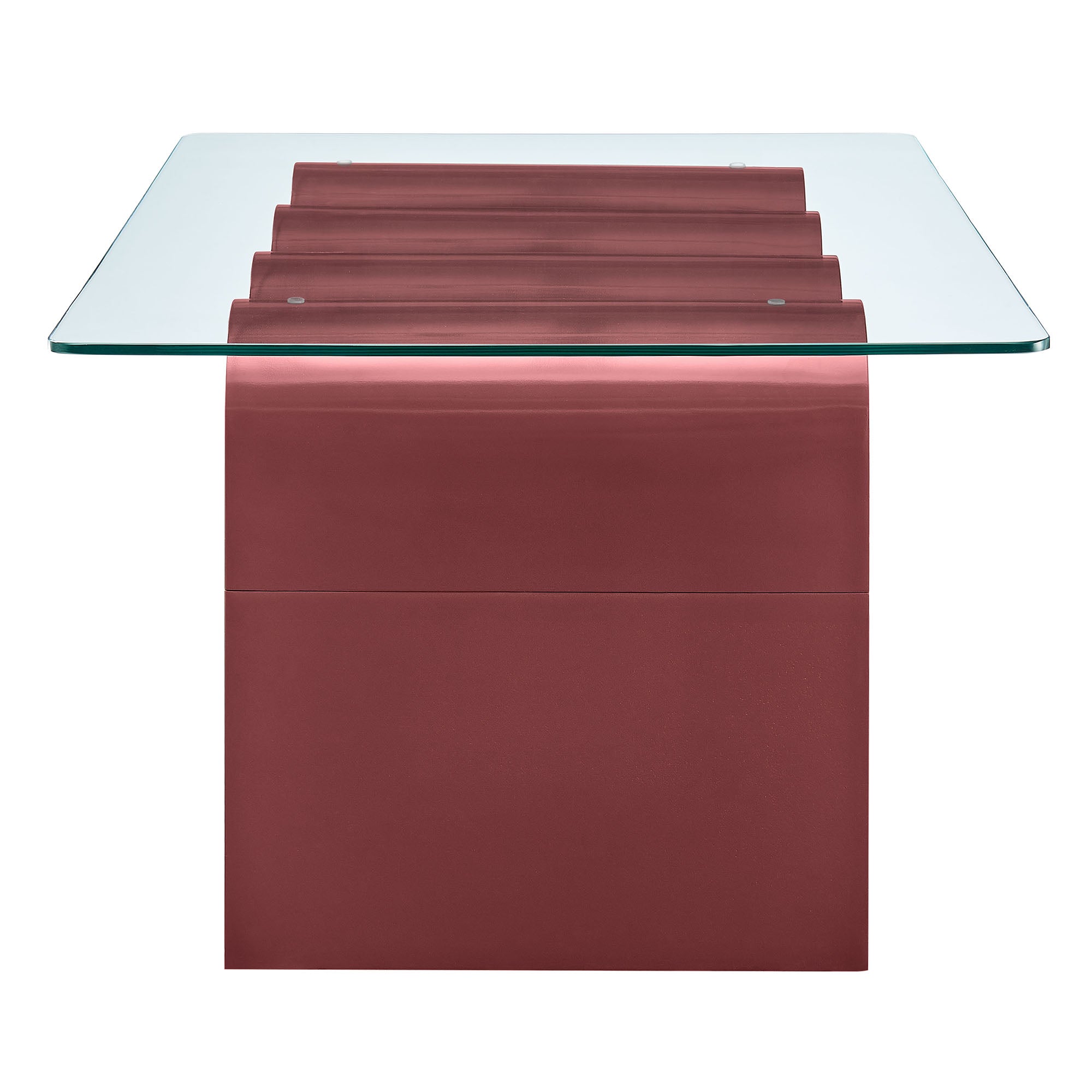 Modway Ondine Glass Top Coffee Table