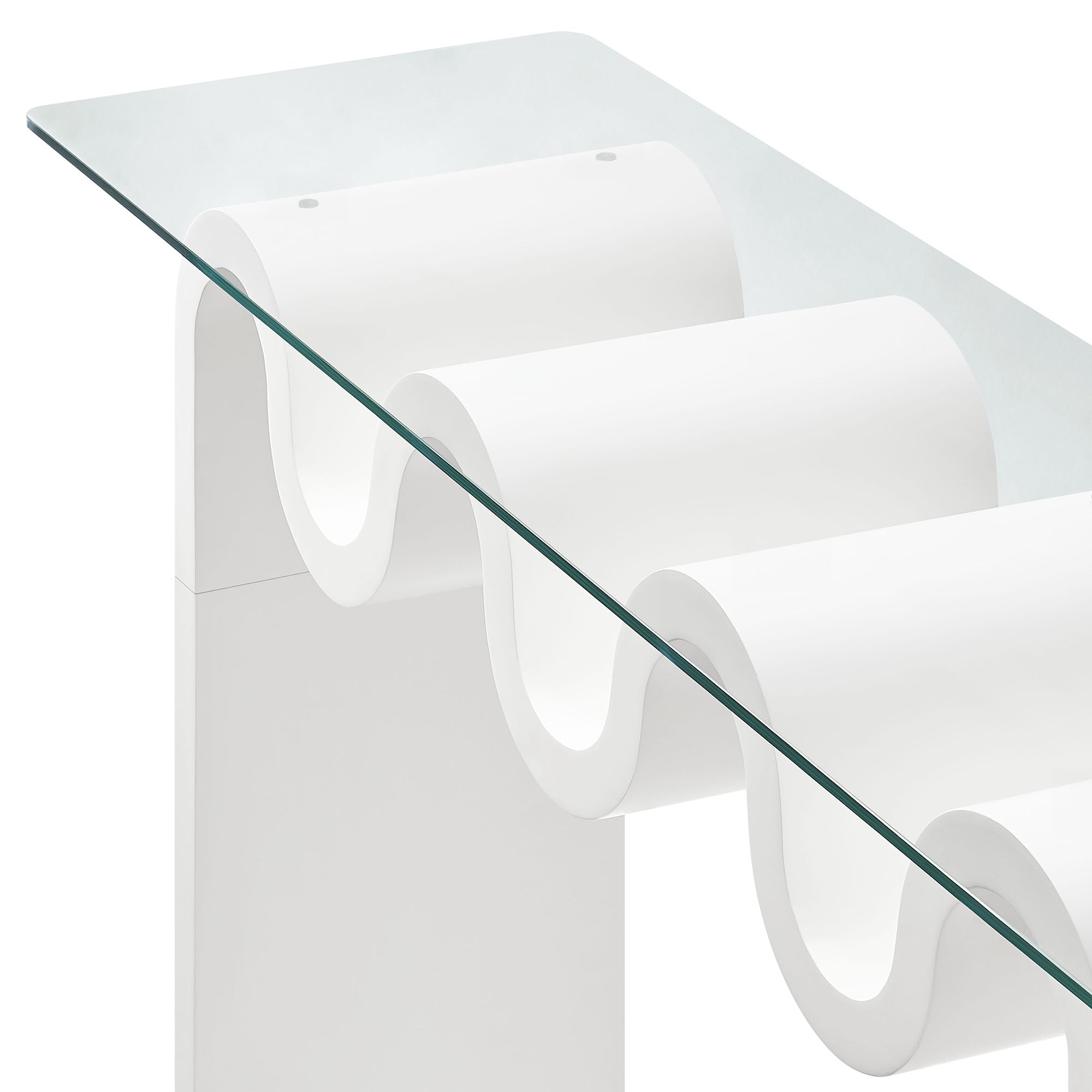 Modway Ondine Glass Top 50" Console Table
