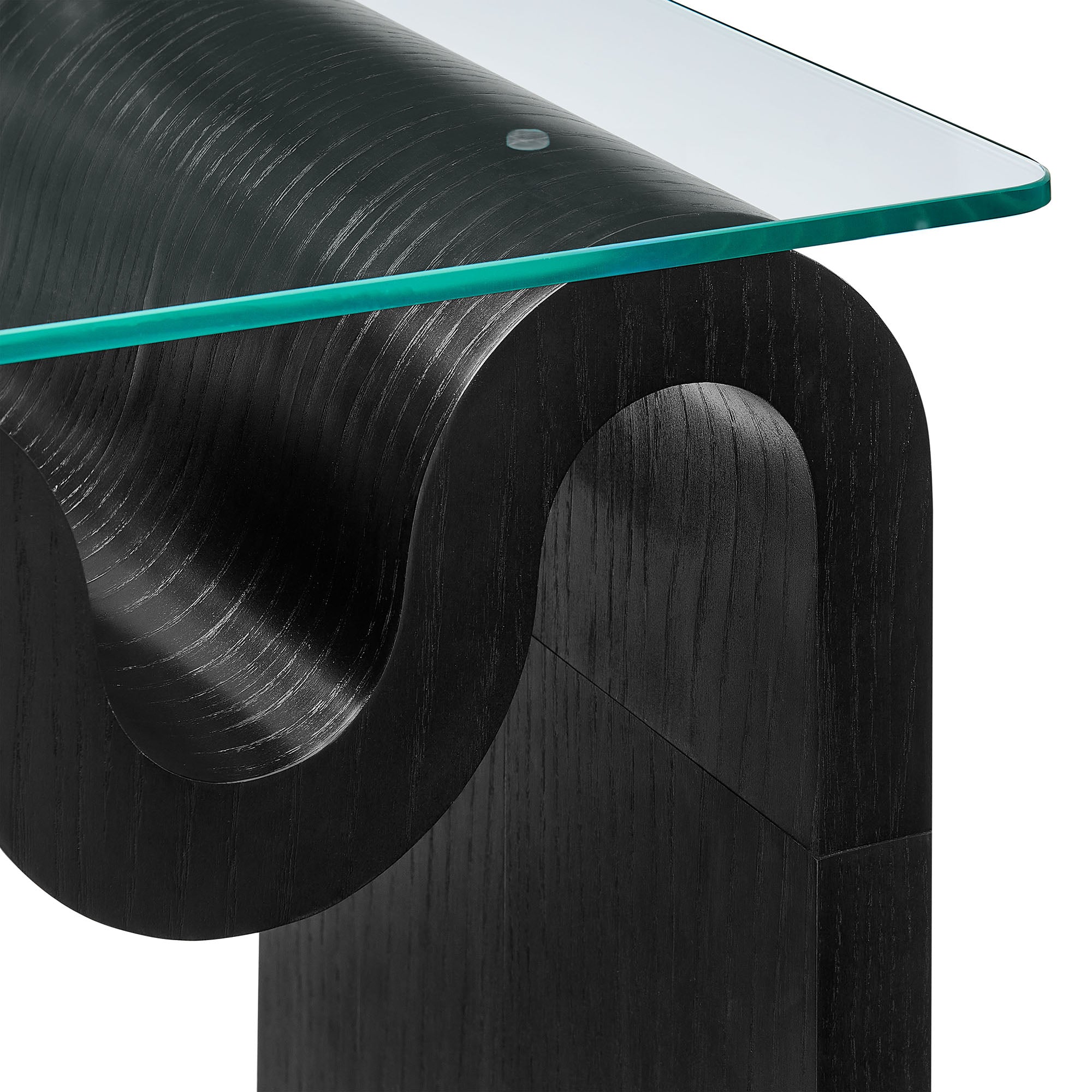 Modway Ondine Glass Top Side Table