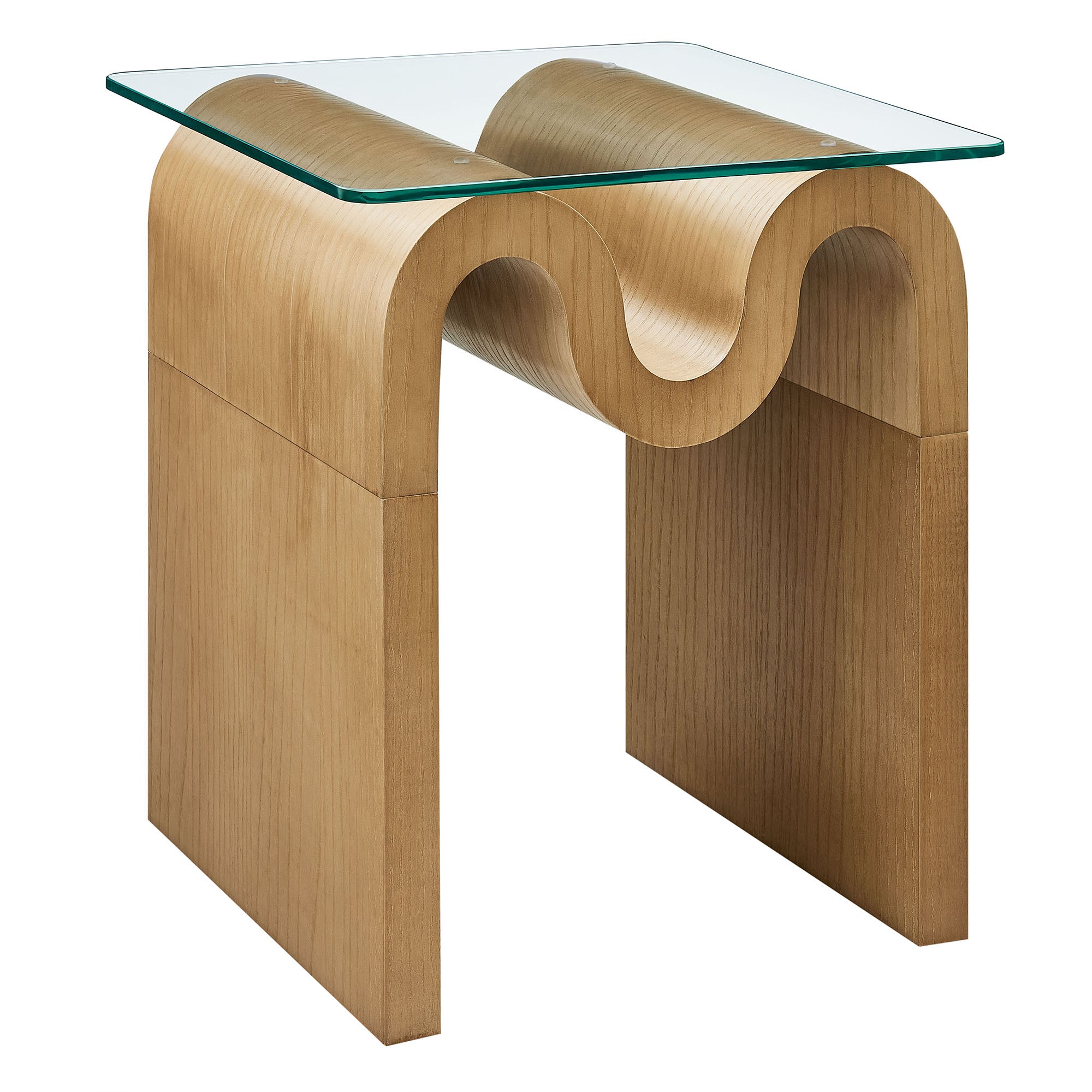 Modway Ondine Glass Top Side Table
