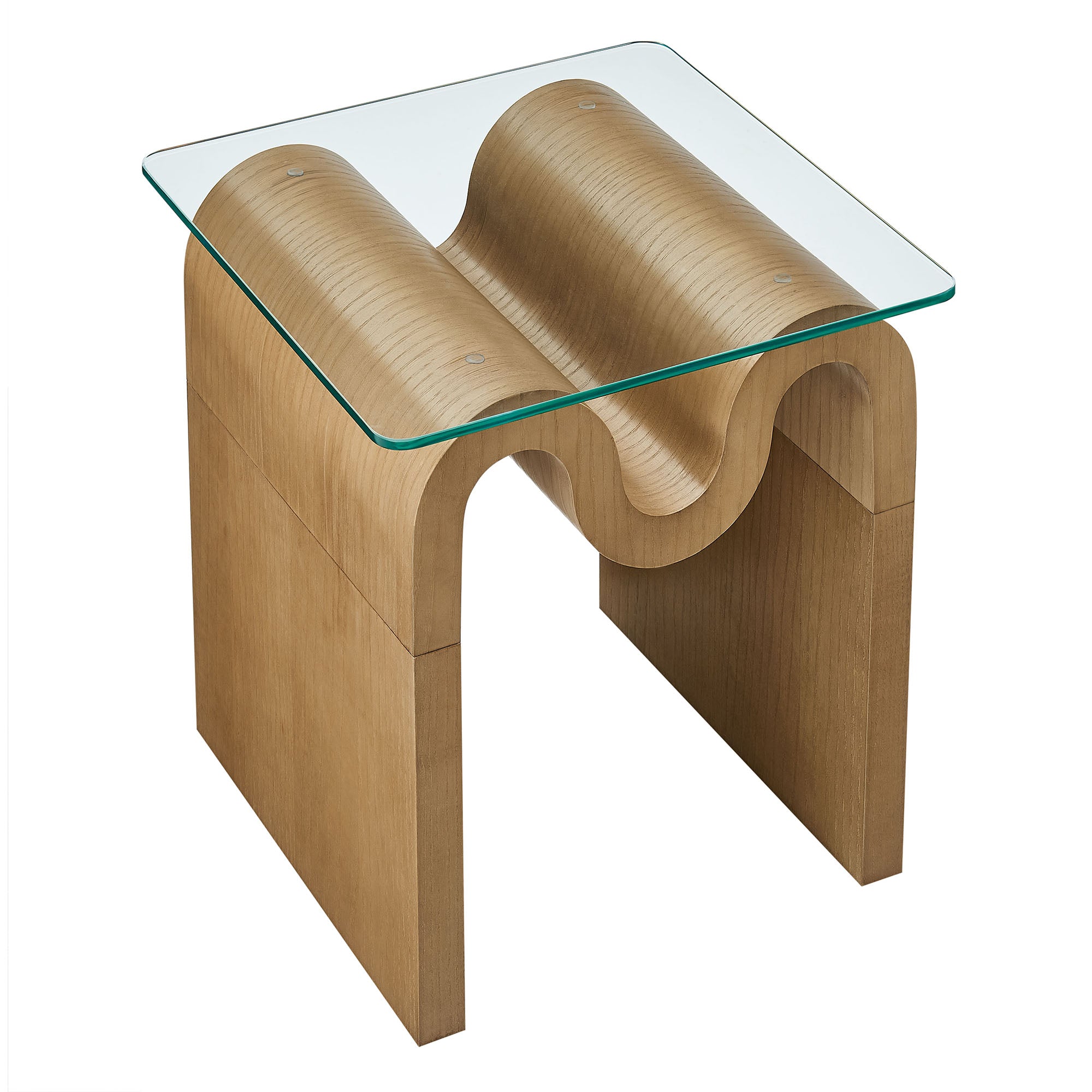 Modway Ondine Glass Top Side Table