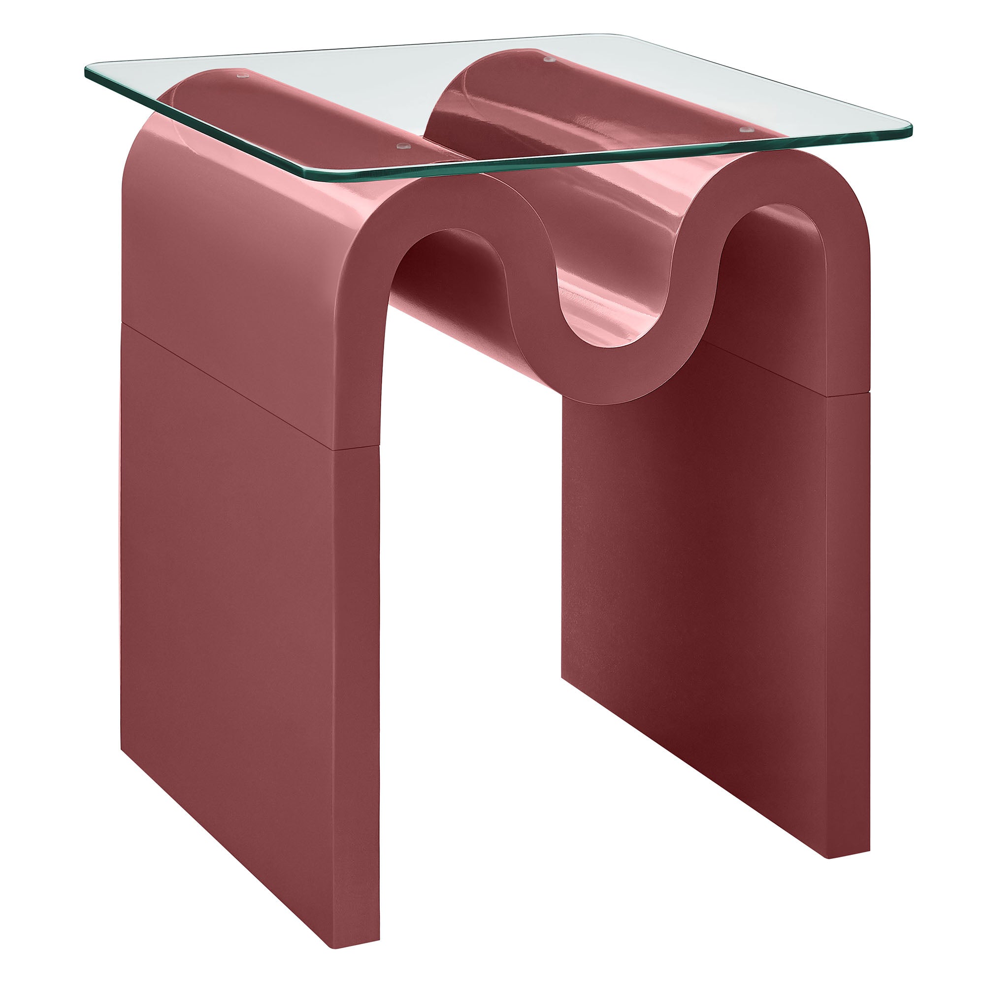 Modway Ondine Glass Top Side Table