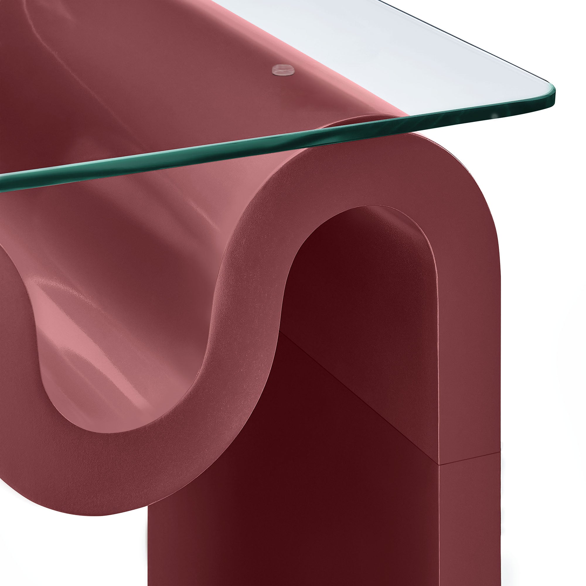 Modway Ondine Glass Top Side Table