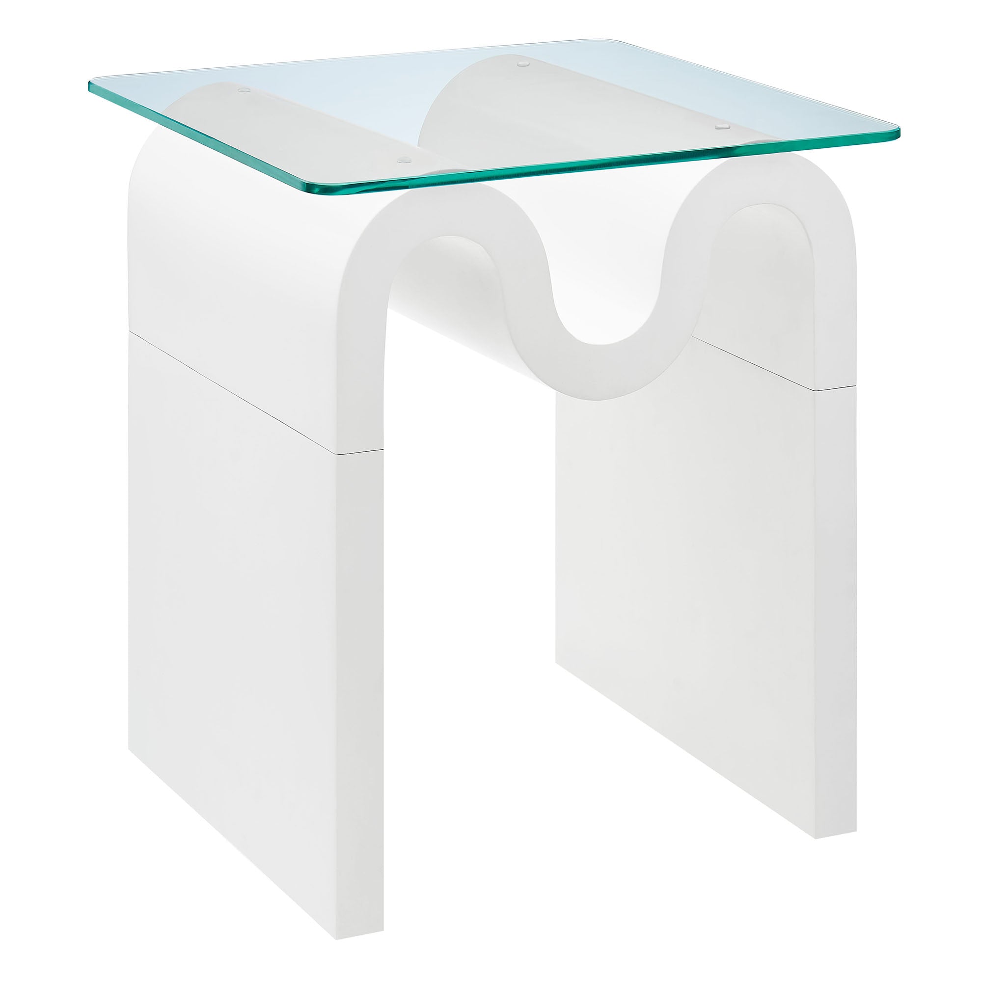 Modway Ondine Glass Top Side Table