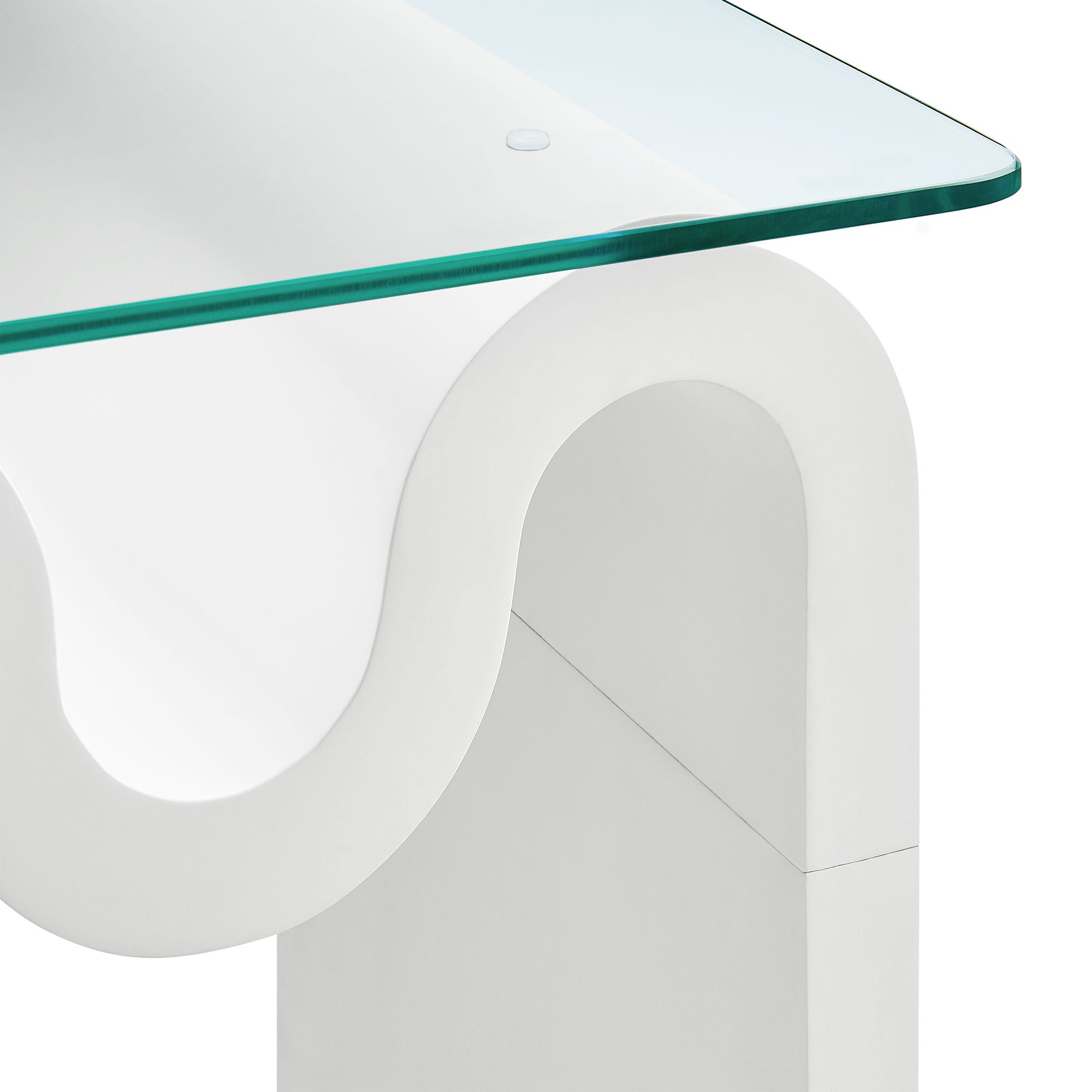 Modway Ondine Glass Top Side Table