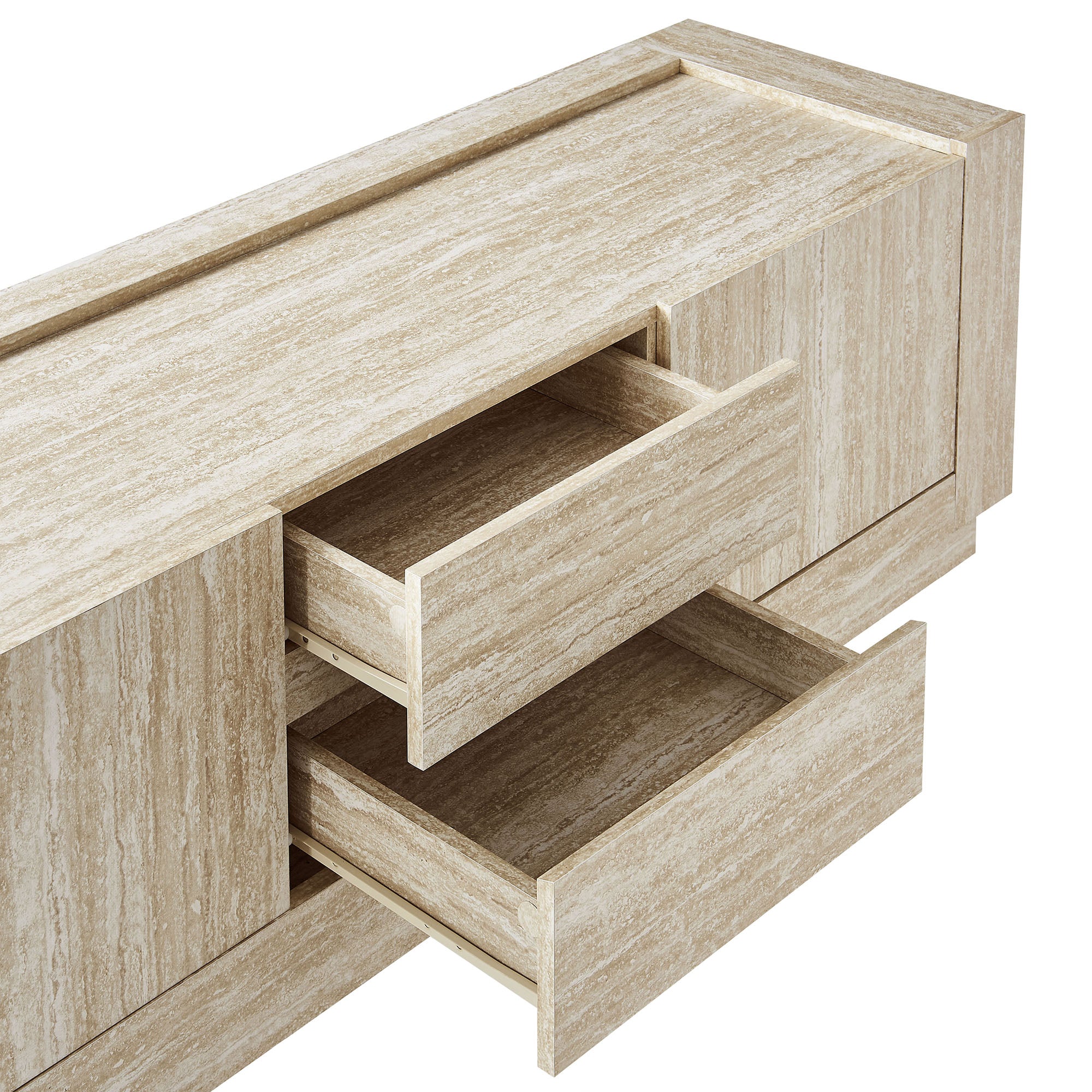 Modway Hollis 59" Travertine TV Stand