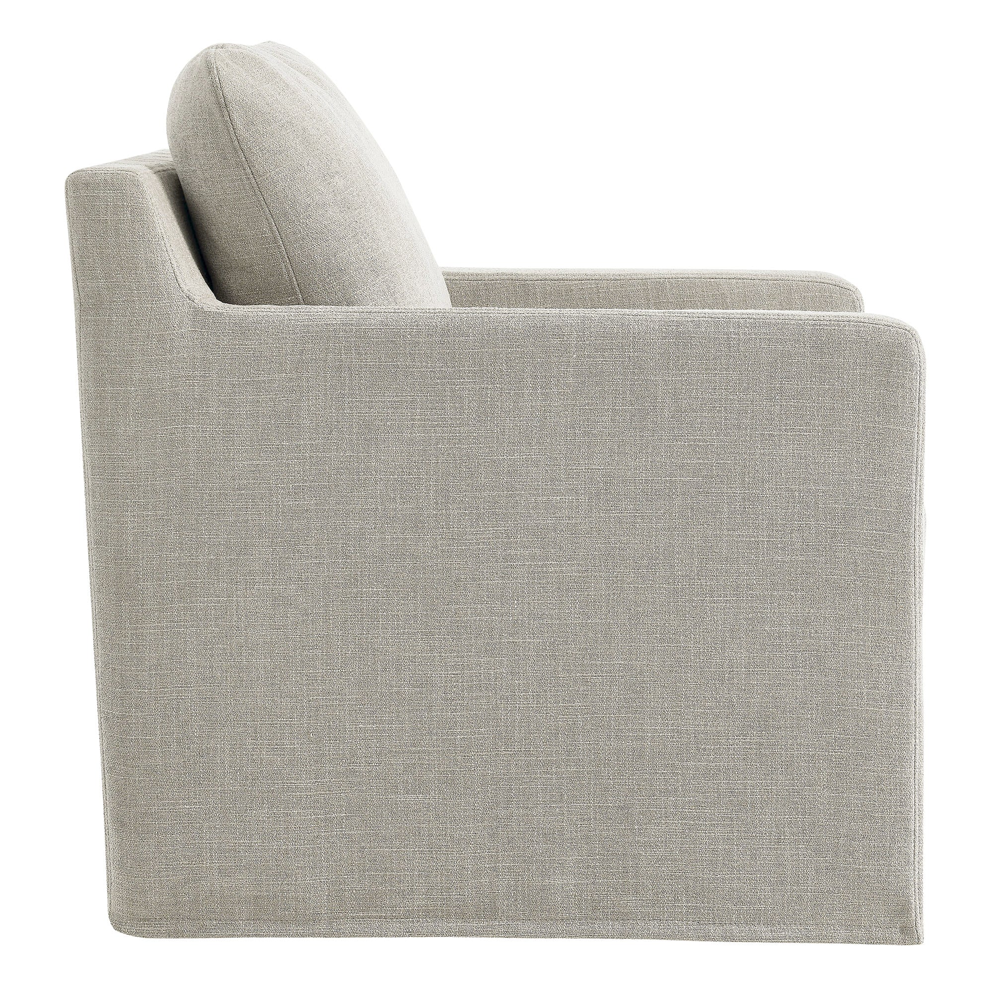 Modway Serene Fabric Slipcovered Swivel Armchair
